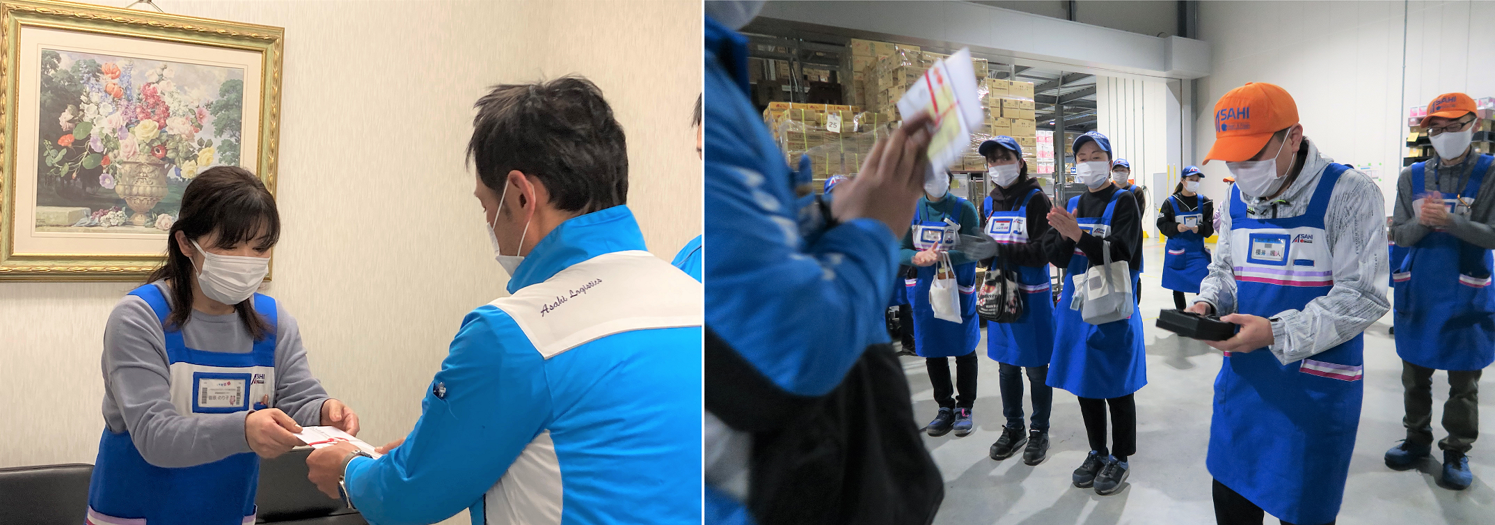 拠点での表彰の様子