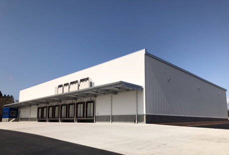 盛岡共配センター　（2022年4月撮影・工事途中）