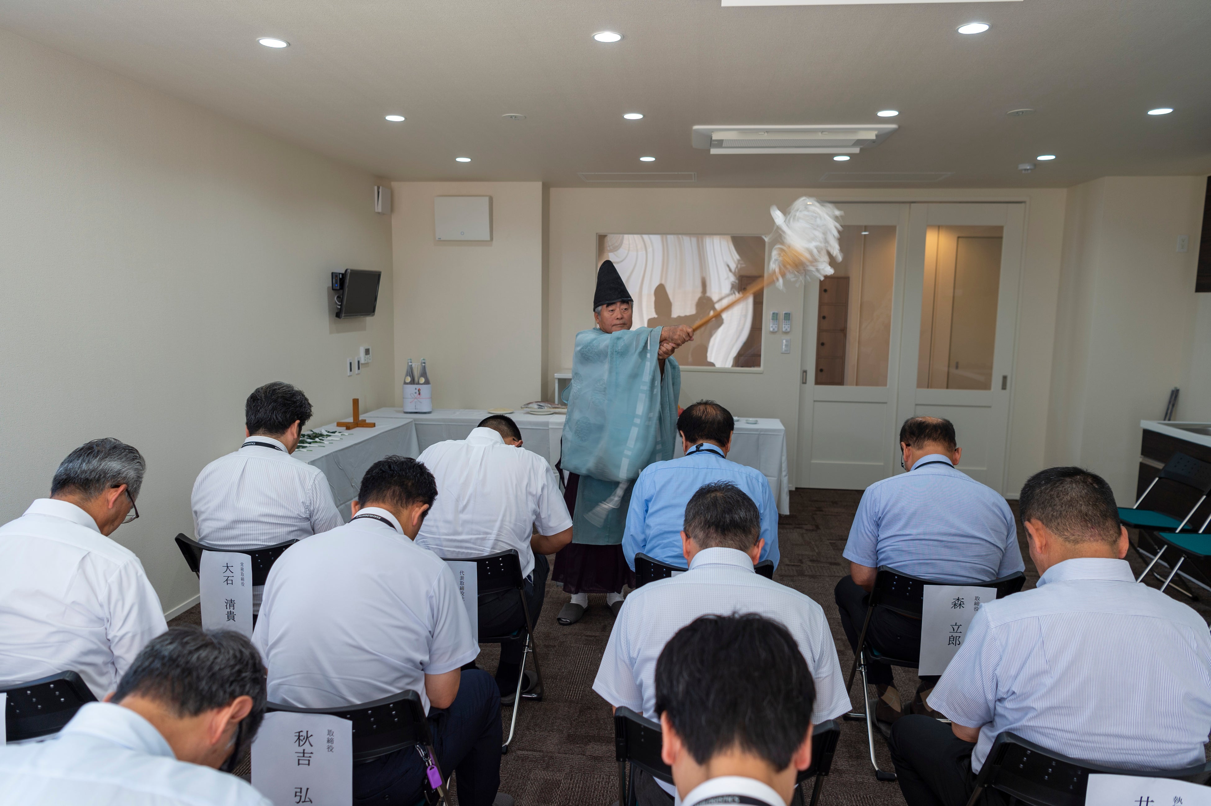 当日の神事の様子