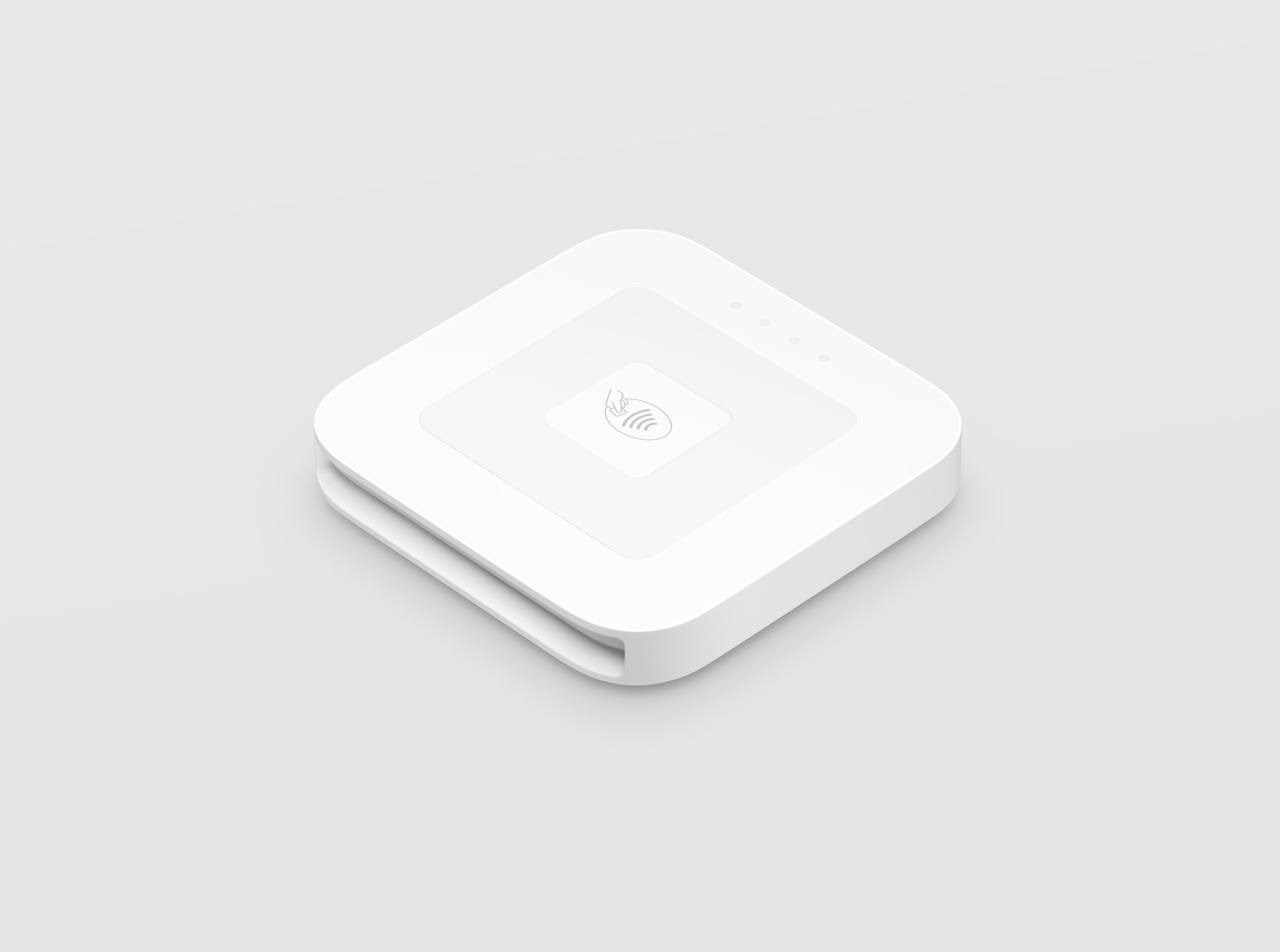 街頭募金で用いるSquareリーダー（画像提供：Square）