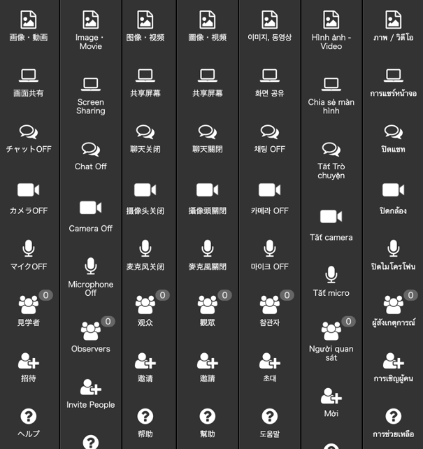 多言語対応の一例