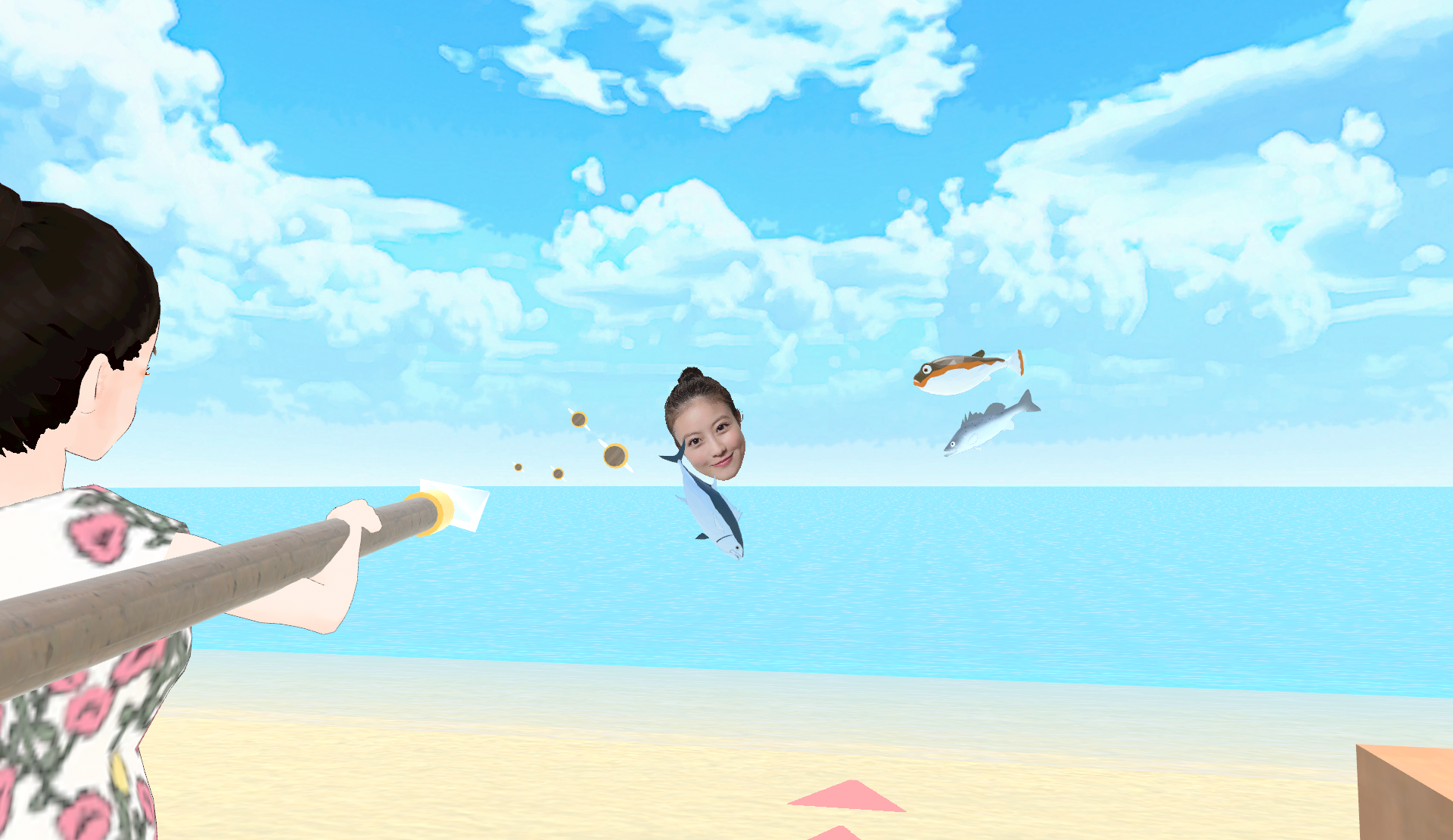 今田美桜が美桜ゲー「みおっち」　をプレイしている様子