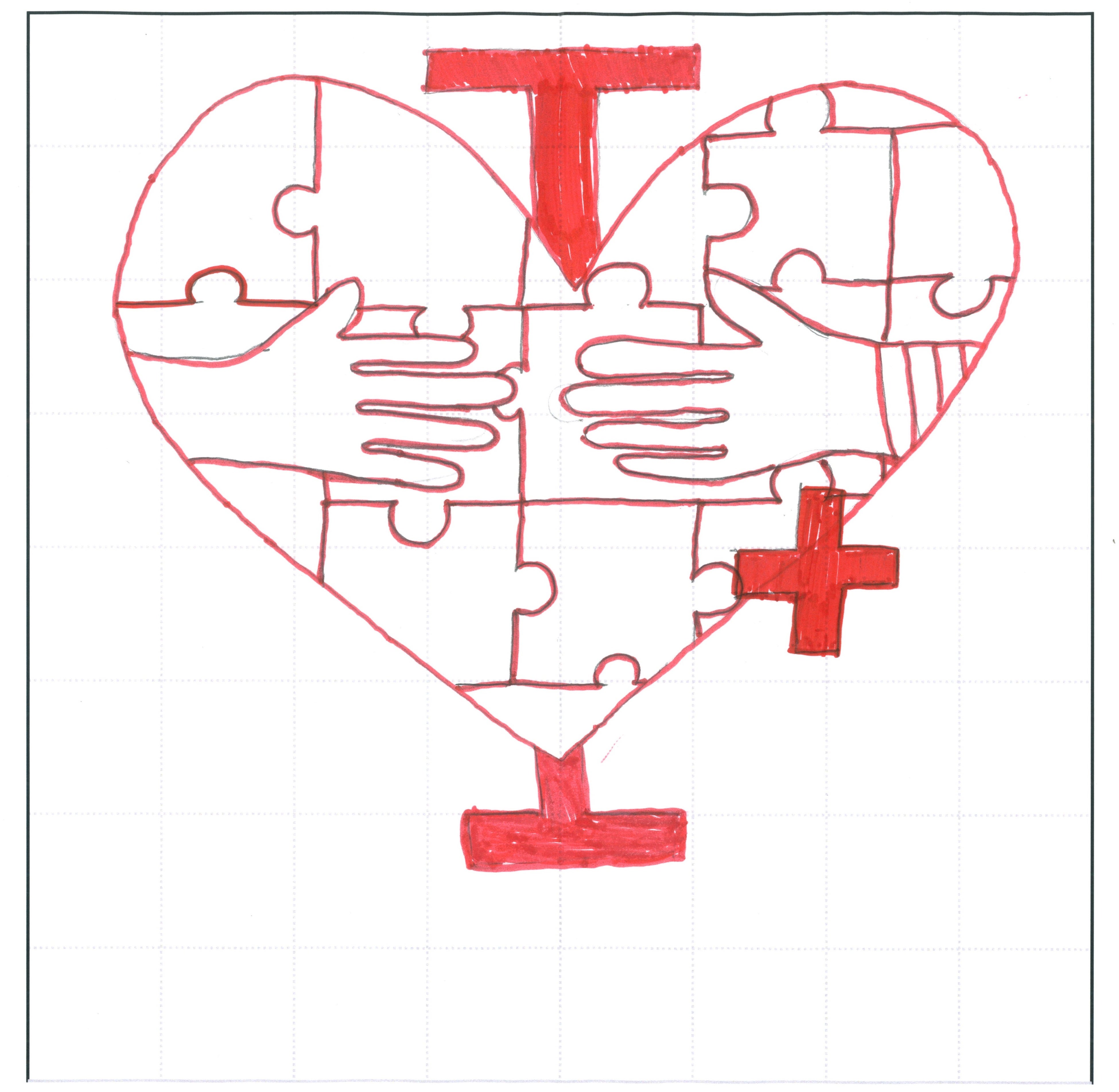 学生たちが考えた「インクルーシブ防災」にちなんだマーク
