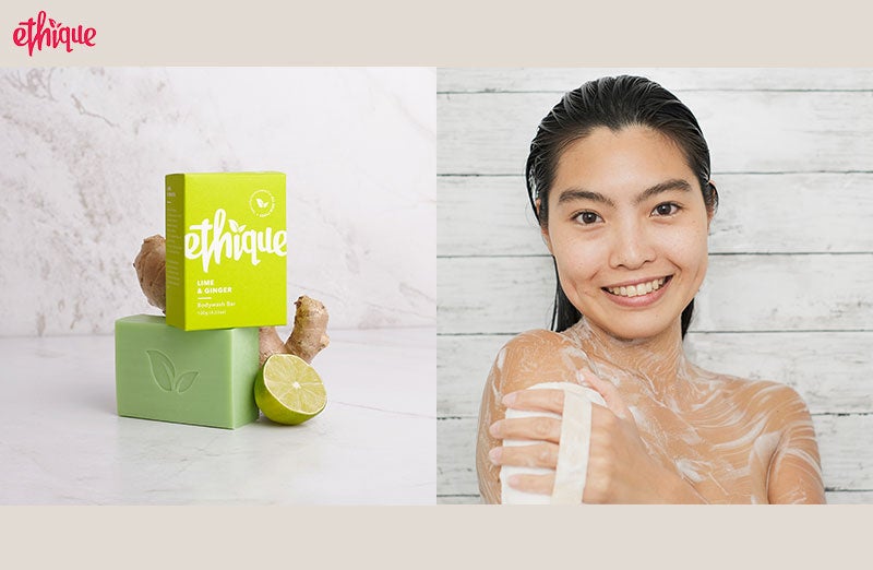 エティーク｜ボディウォッシュ バー ライム＆ジンジャー 120ｇ