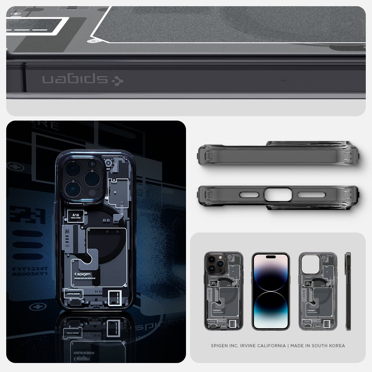 Spigen】ガジェット好き注目！iPhoneの内部を表現したケース
