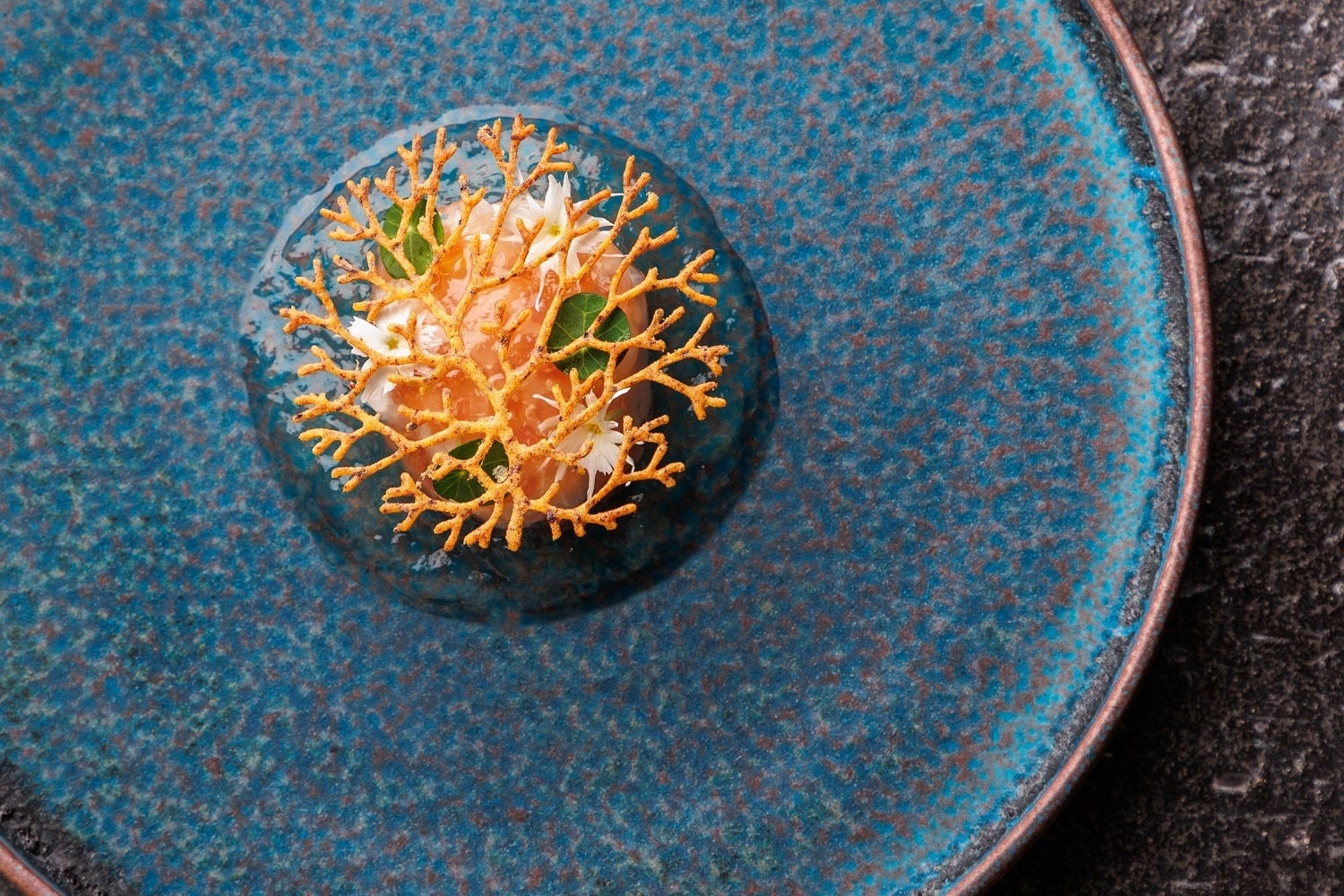 スモークサーモンの前菜