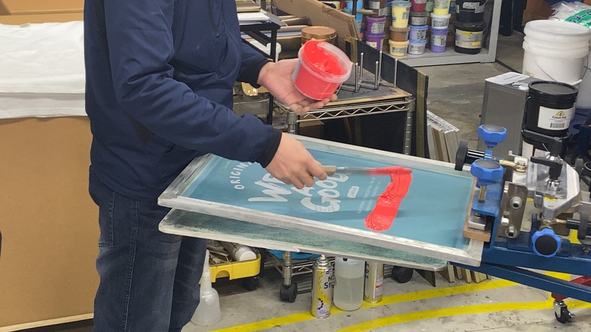 ひと手間父の日ギフト】渋谷でプリント工場体験！シルクスクリーン