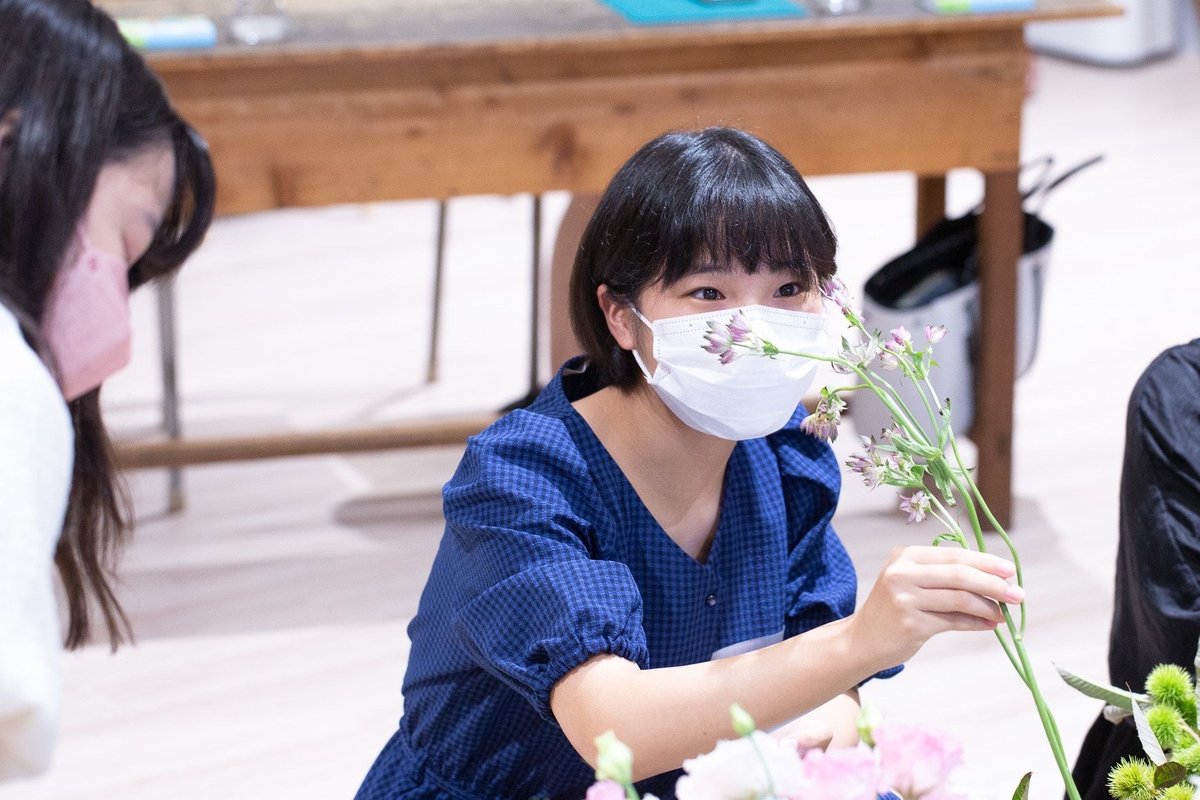 【花と歌】特別授業の様子2