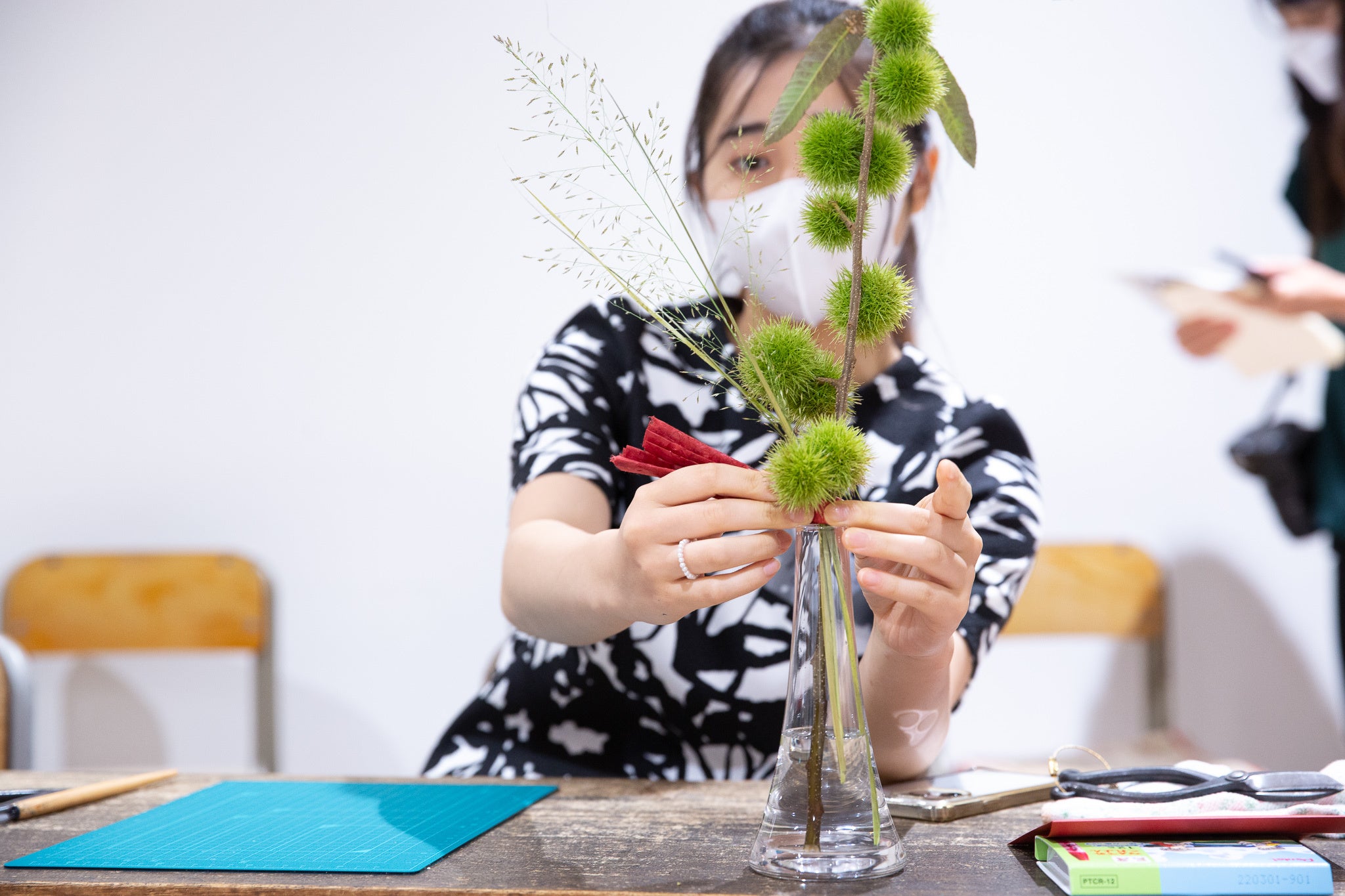 【花と歌】特別授業の様子3