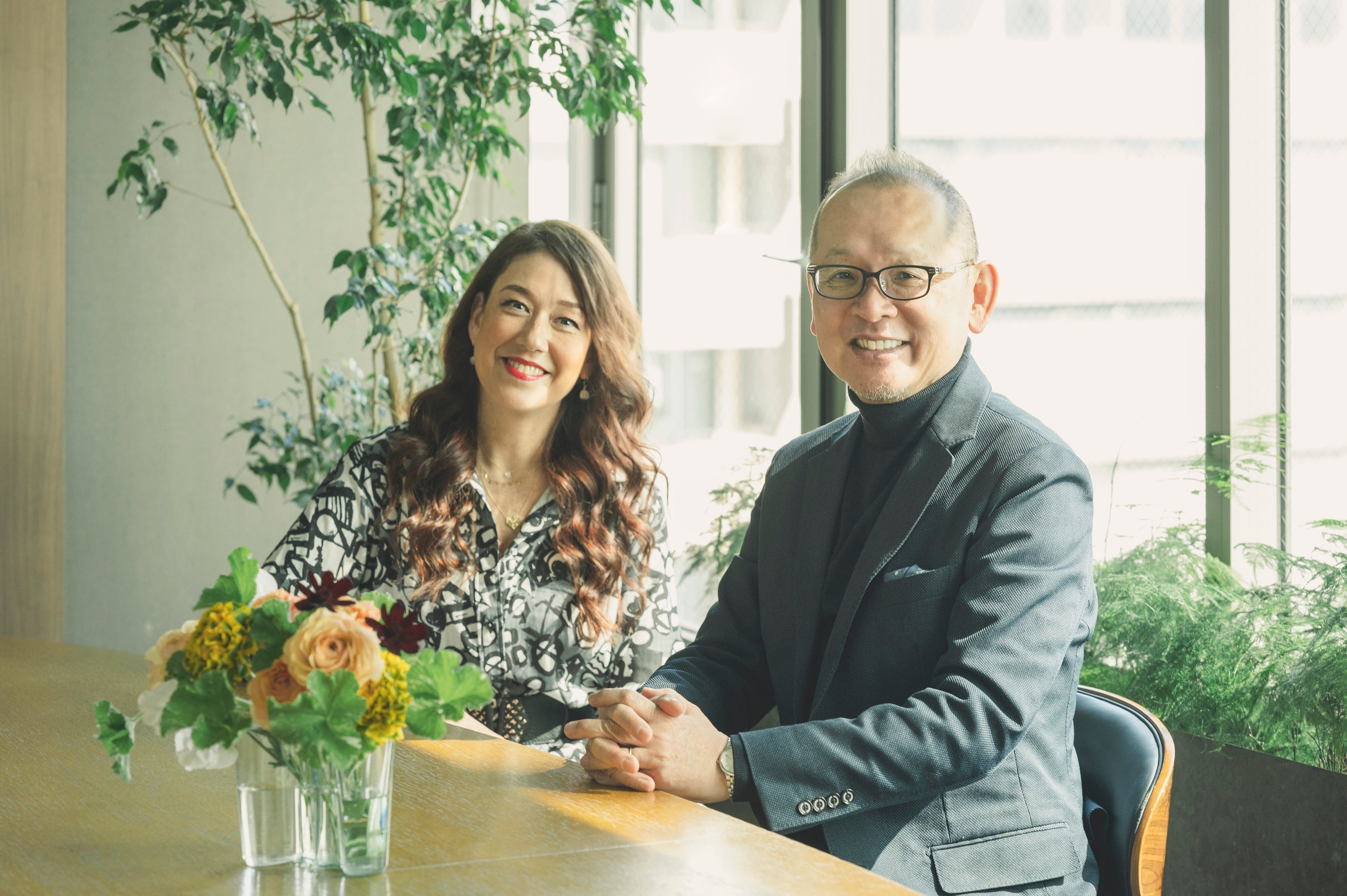 LiLiCoさん（左）前野隆司教授（右）