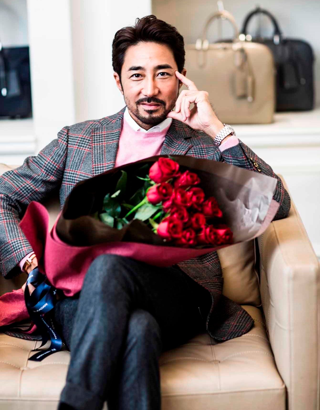 フラワーバレンタインアンバサダー・干場義雅さん