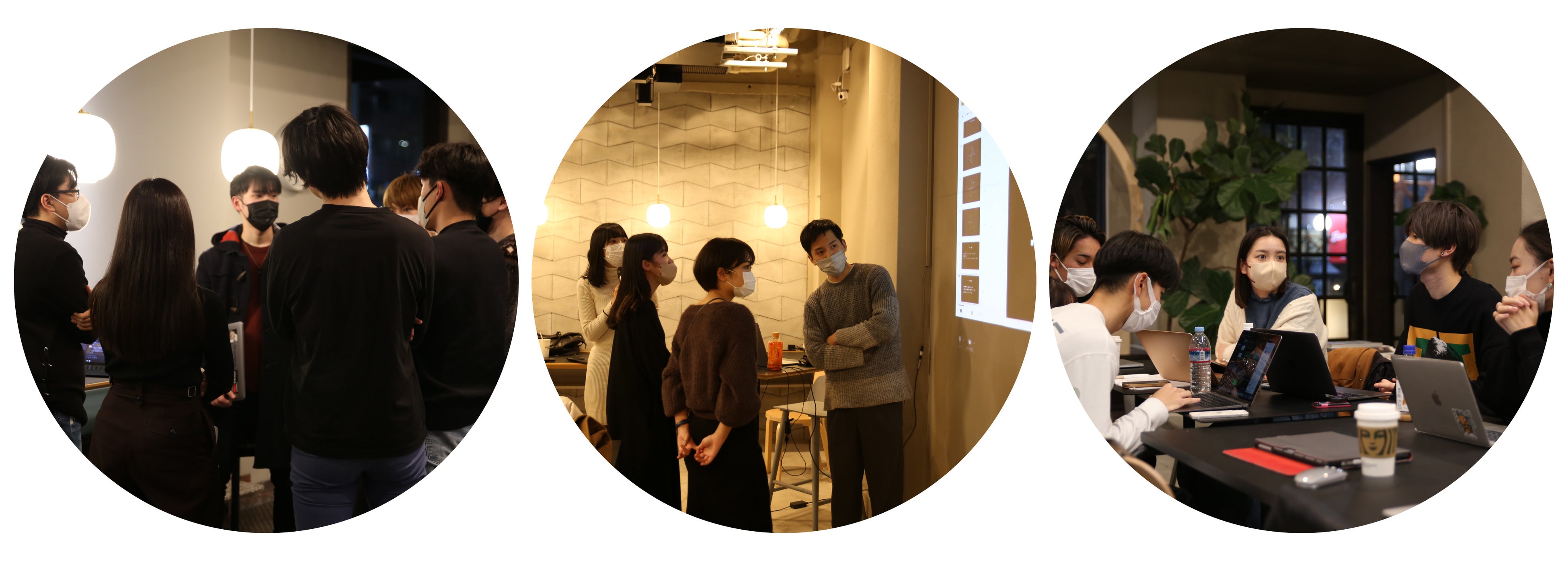 IAの学⽣たちによる⽩熱の議論