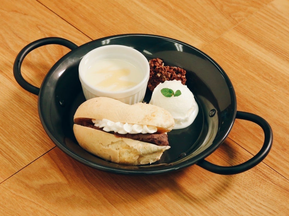 デザートプレート(あんバタ―サンド)