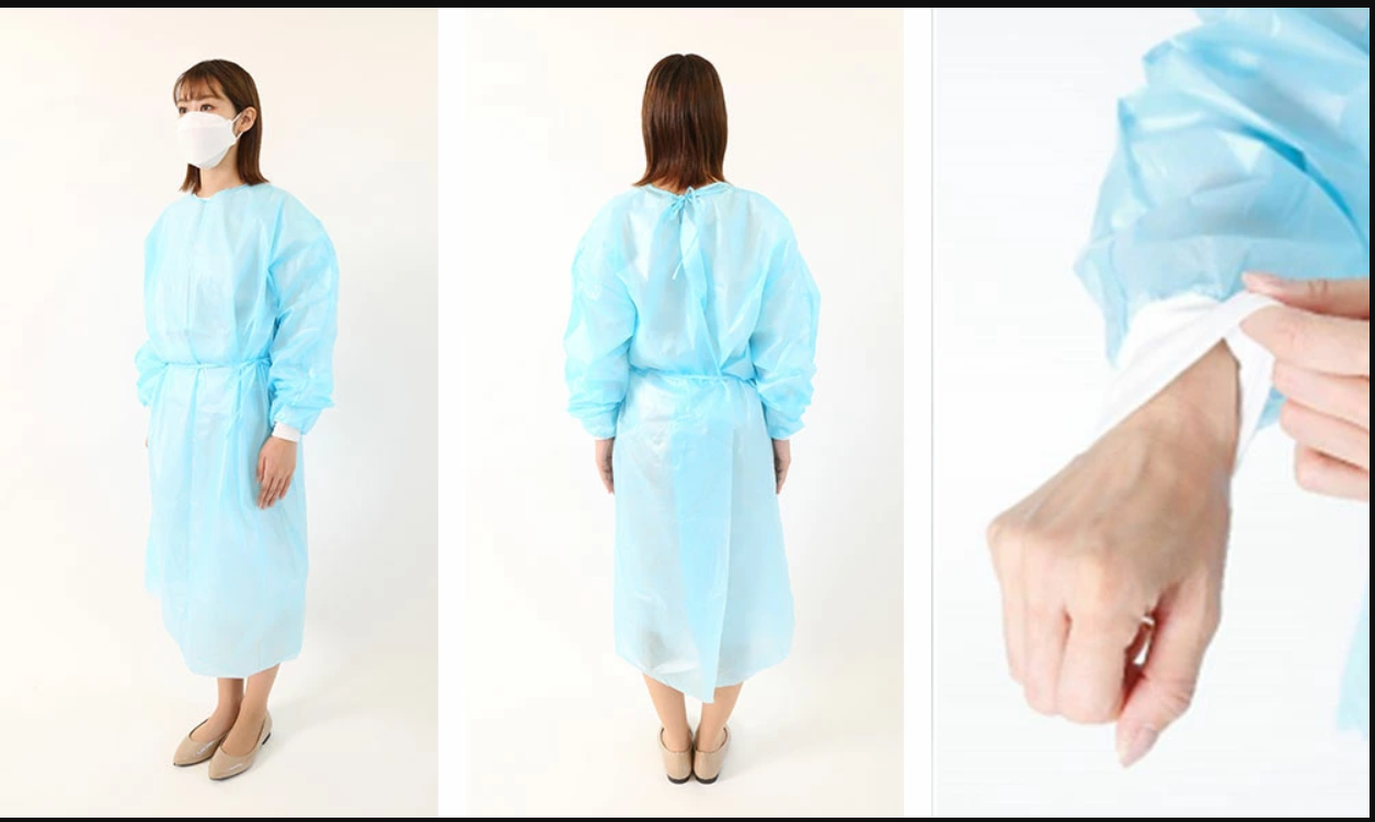 ガウン型防護服