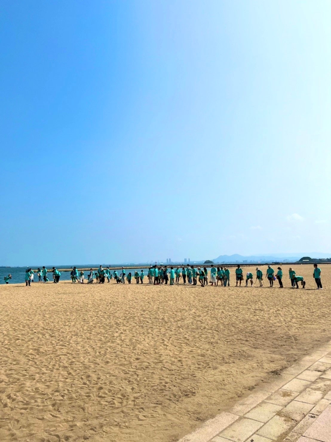 社員全員でゴミ拾い