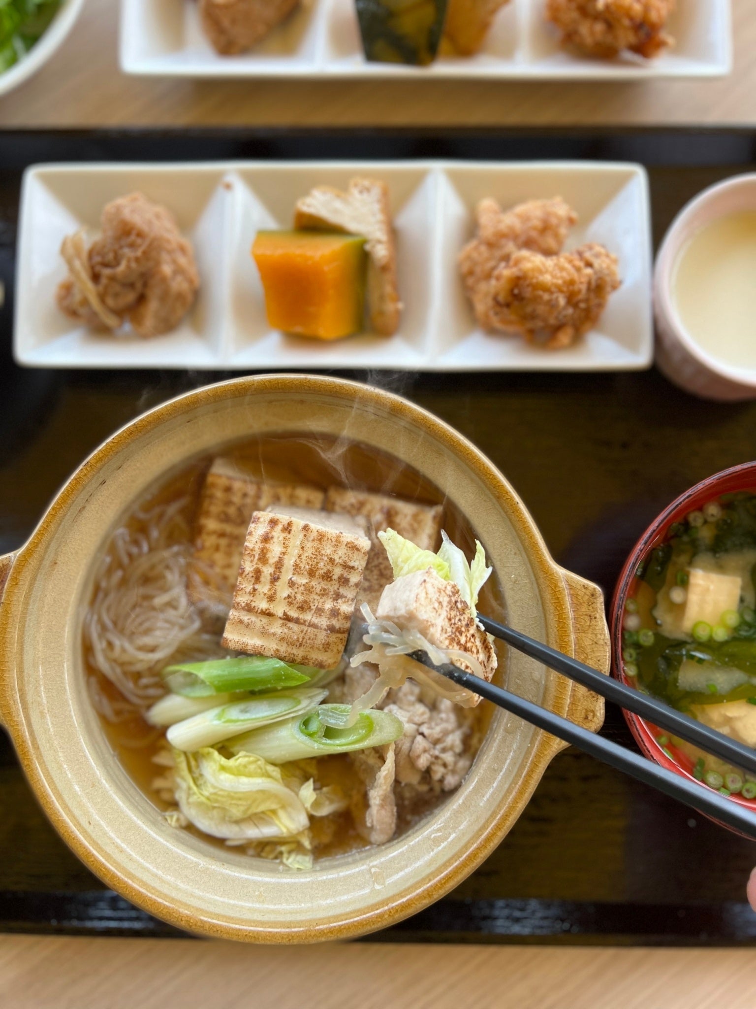 季節限定「五ケ山すき鍋御膳」