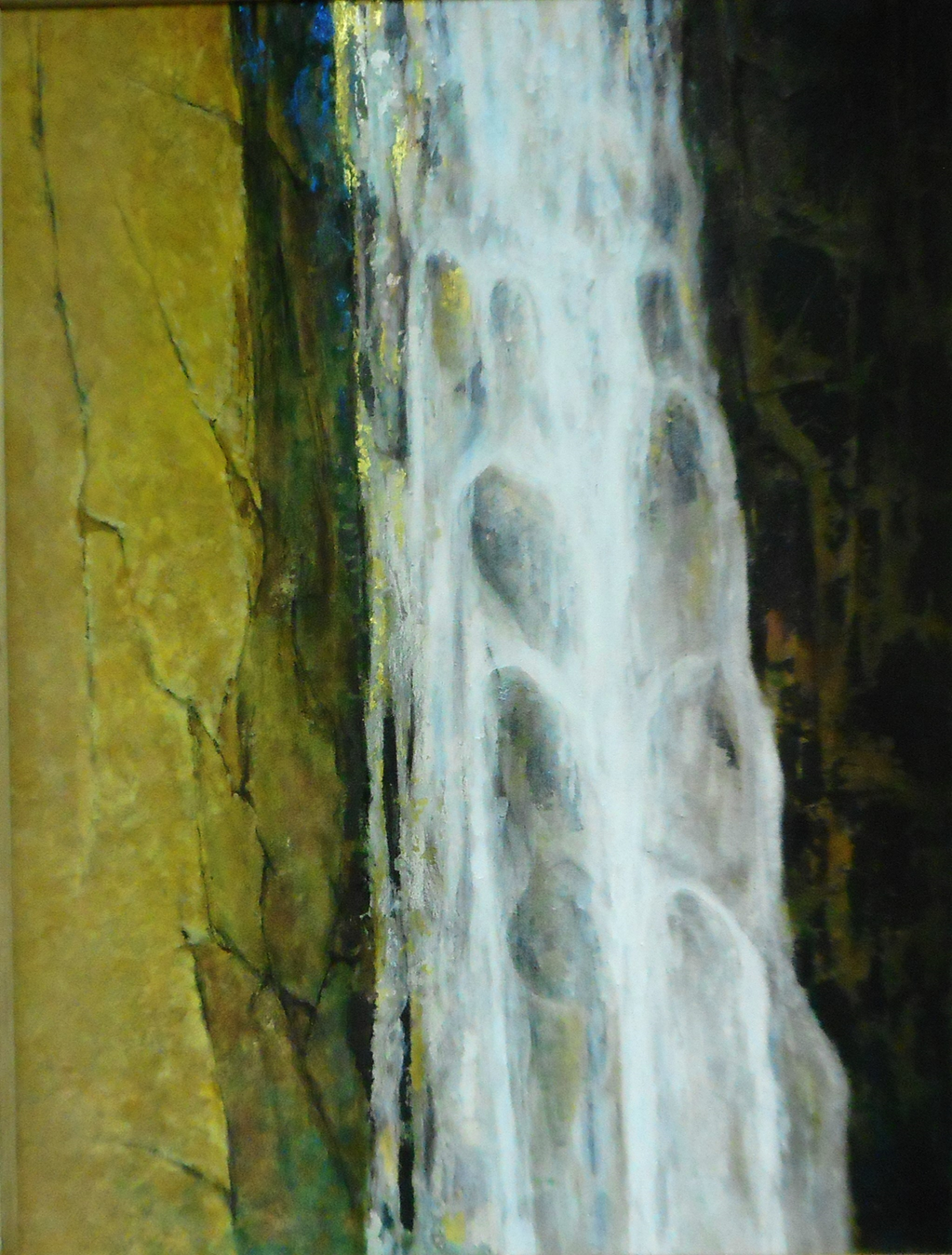前回の出品作品／中尾壽男《滝》※今回この作品は展示しません。
