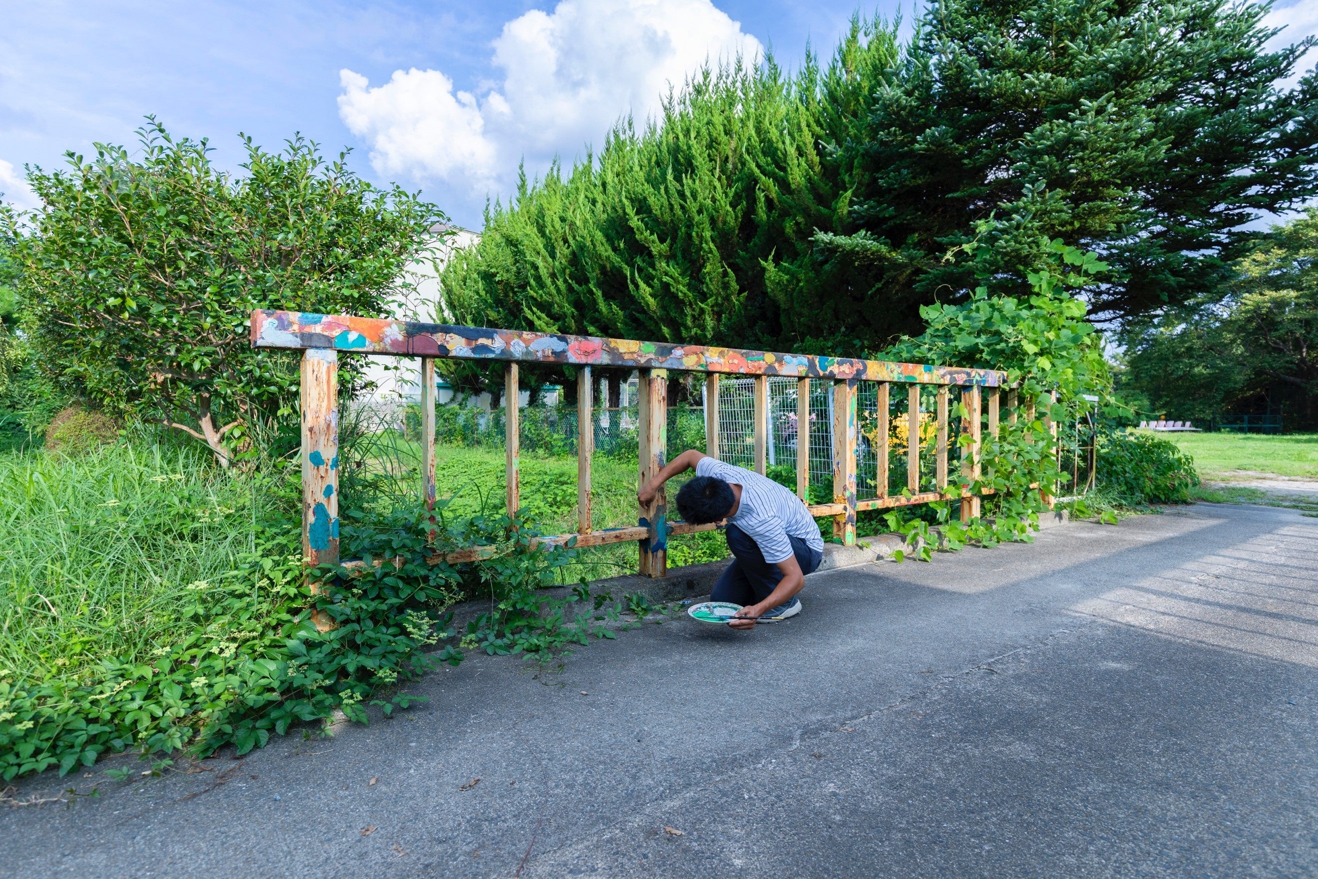 森川大輔（もりかわだいすけ） 「タイトルなし」2010年頃-（2022年8月26日、みずのきにて｜撮影：art space co-jin）