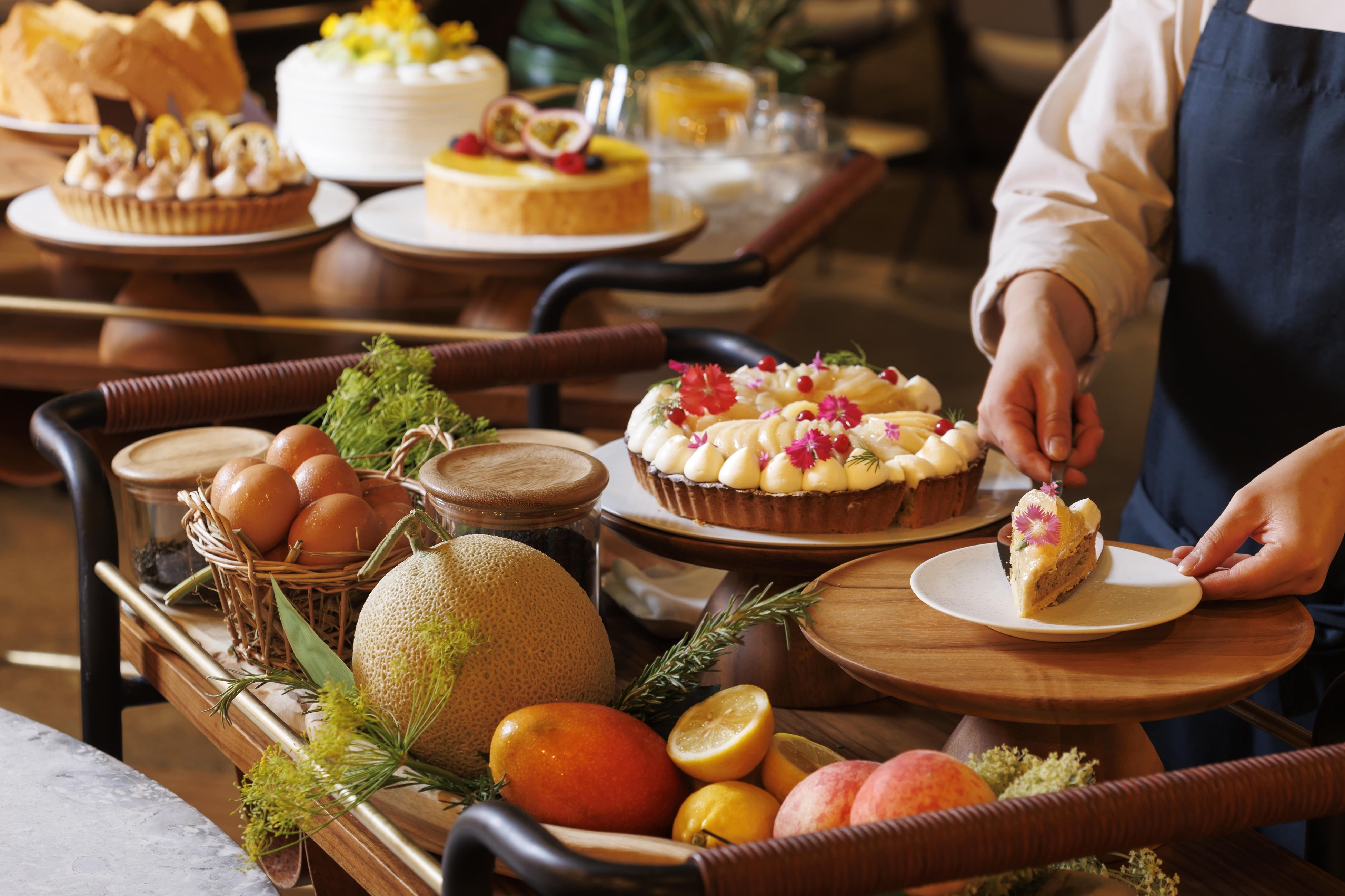 目の前で仕上げます