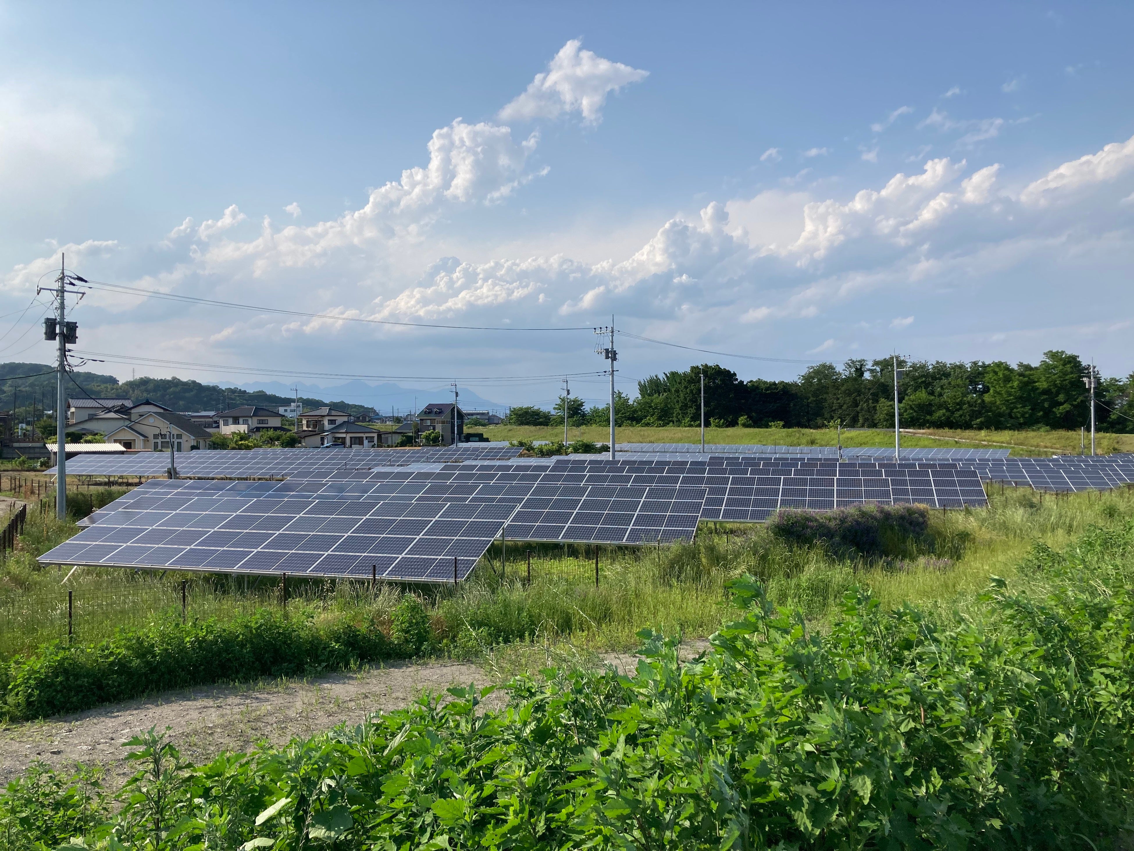 小規模太陽光発電のイメージ