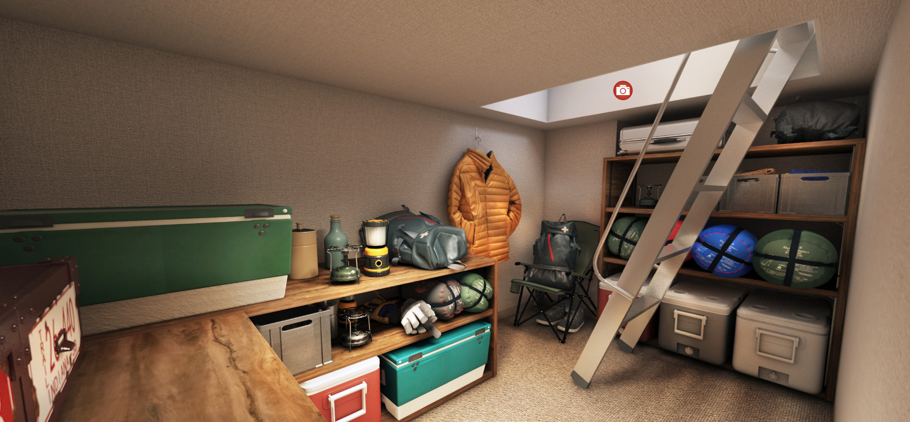 大型床下収納（CGイメージ）