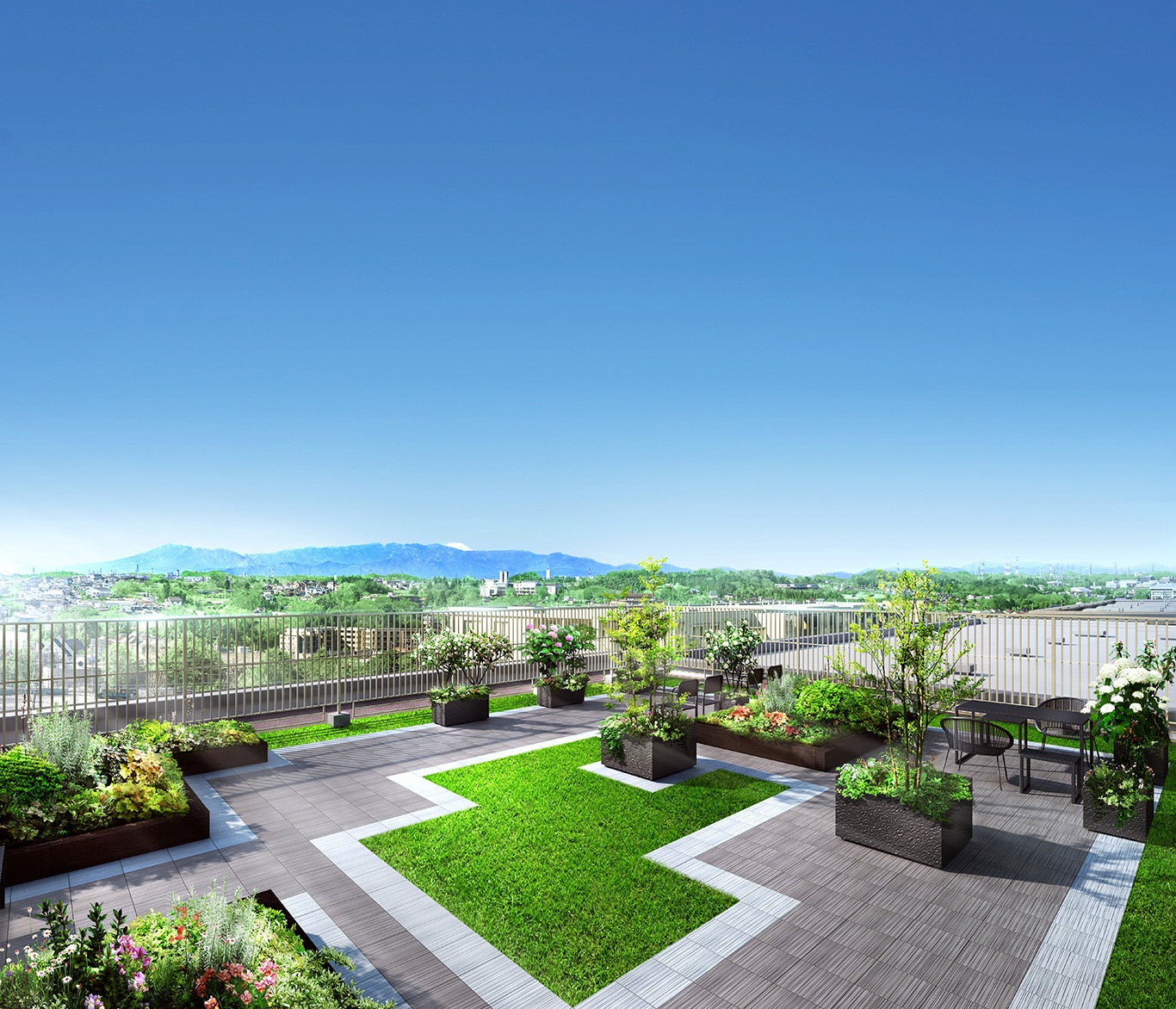 屋上テラス（イメージパース））