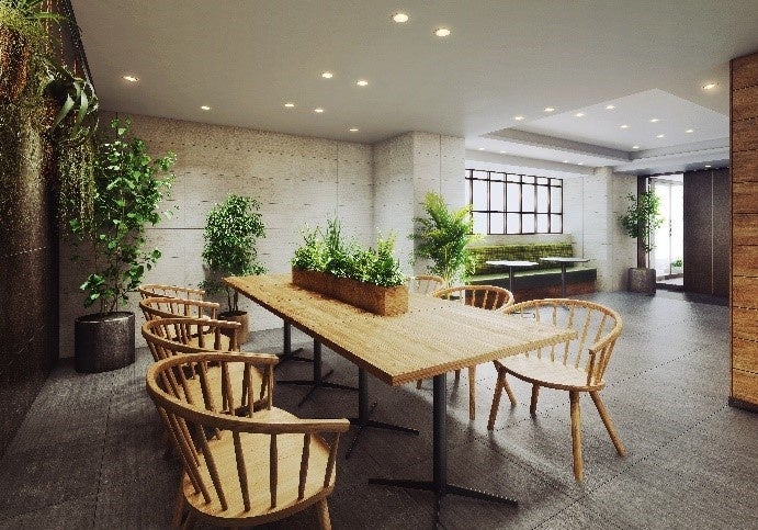 マルチラウンジ完成予想パース