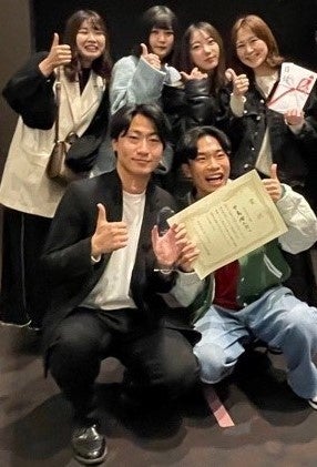 授賞式での集合写真