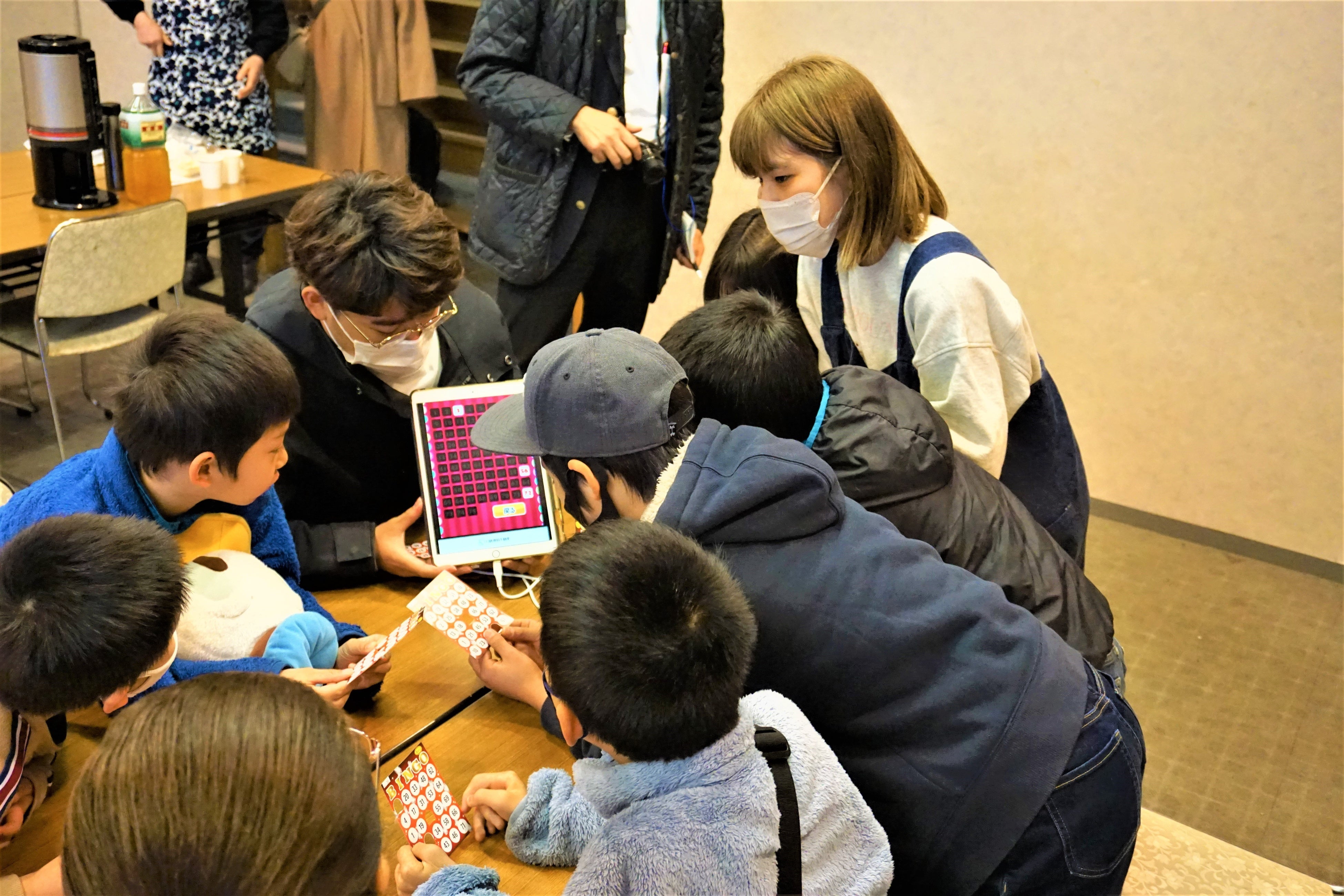 ビンゴゲームの様子