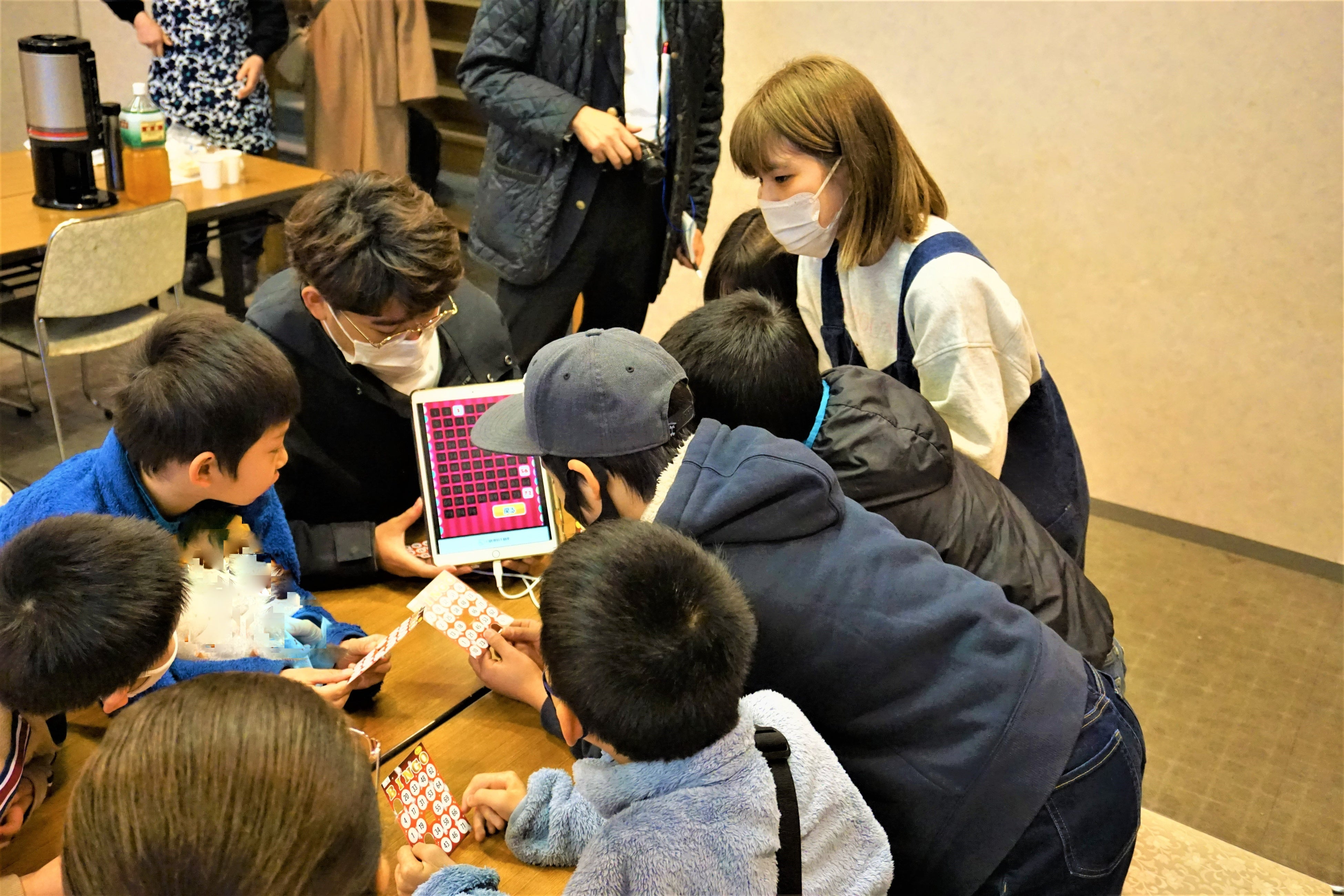 ビンゴゲームの様子