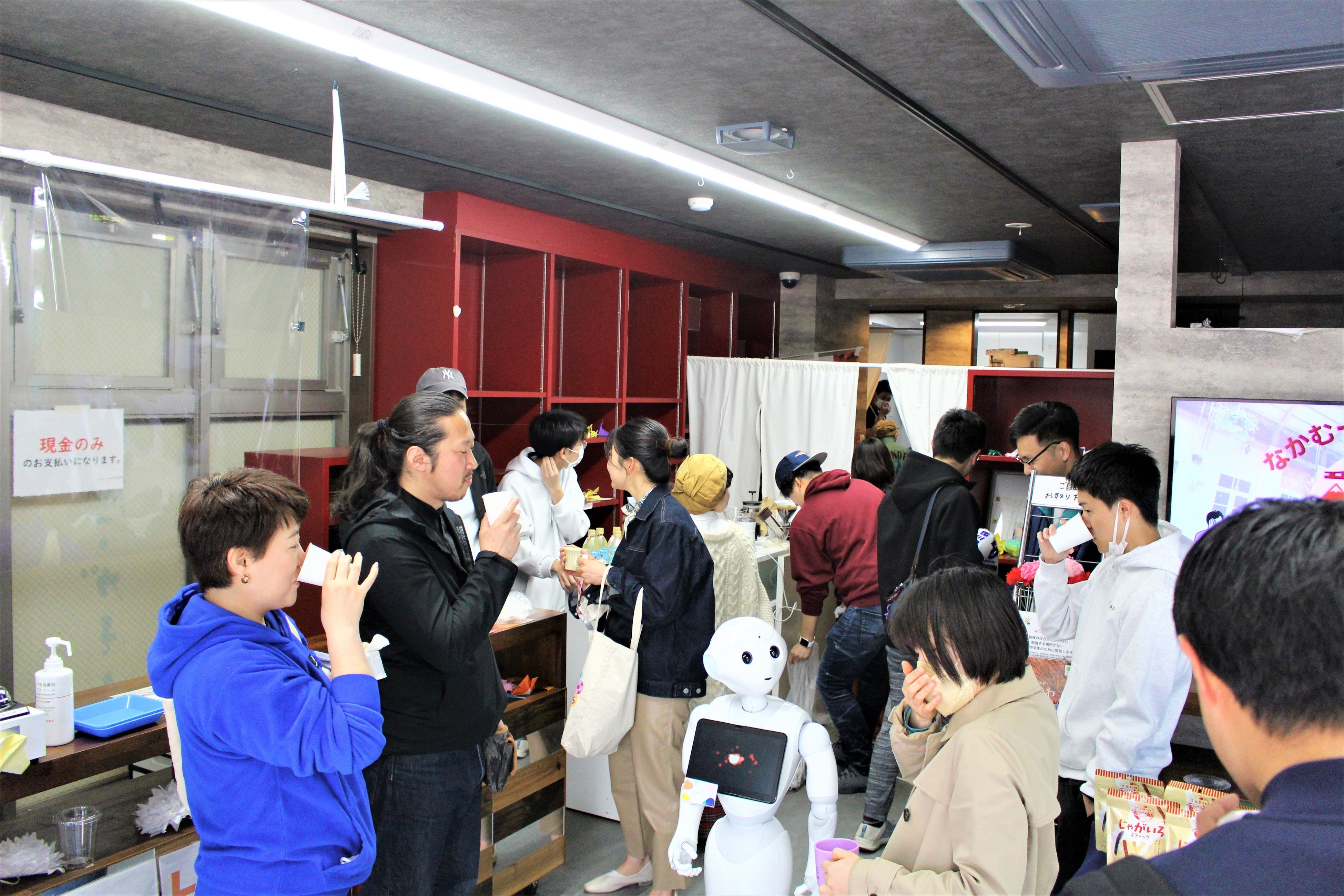 清掃後のコーヒータイム