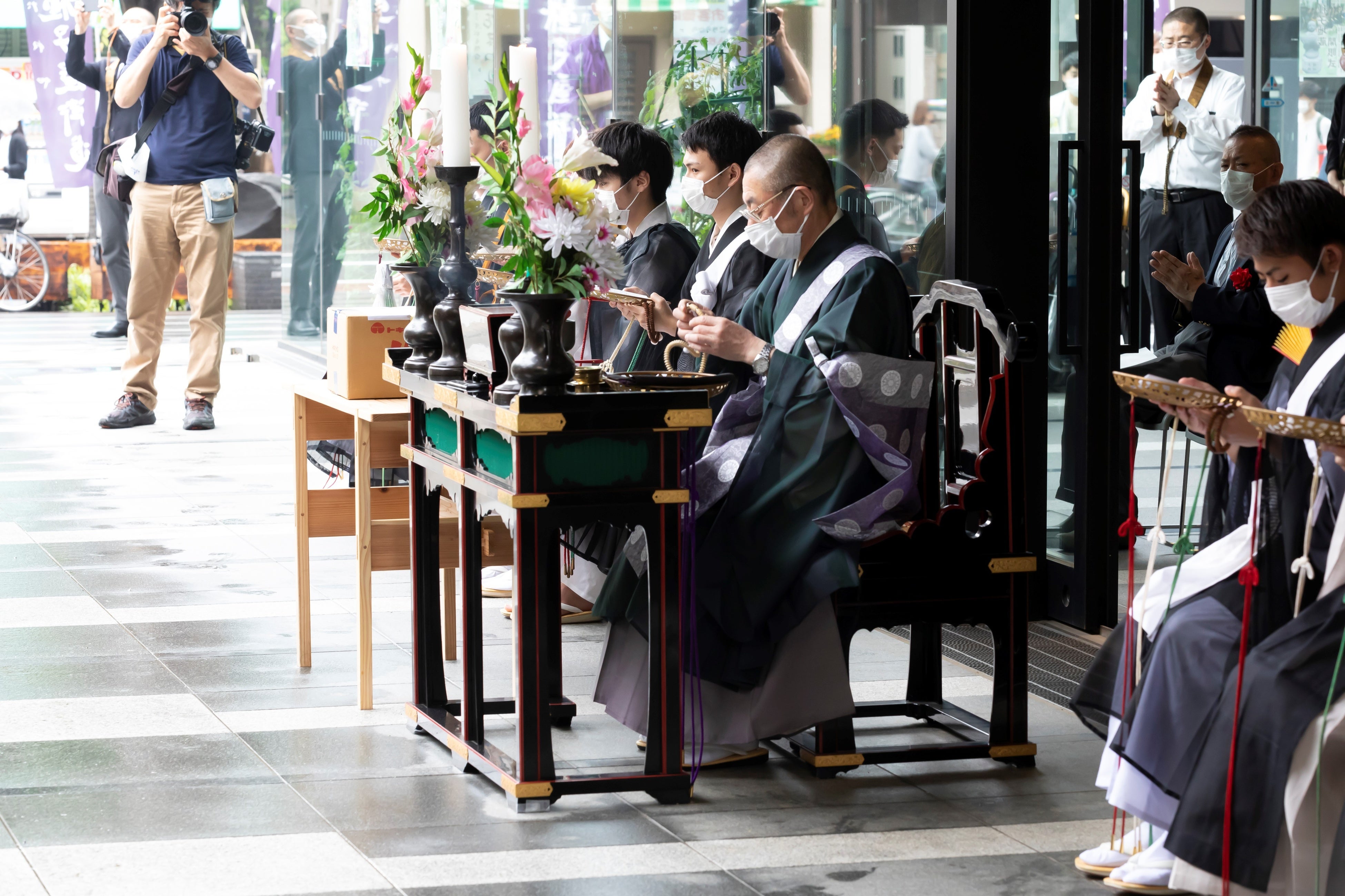 2022年に開催した「第九回すがも鴨台花まつり」の様子