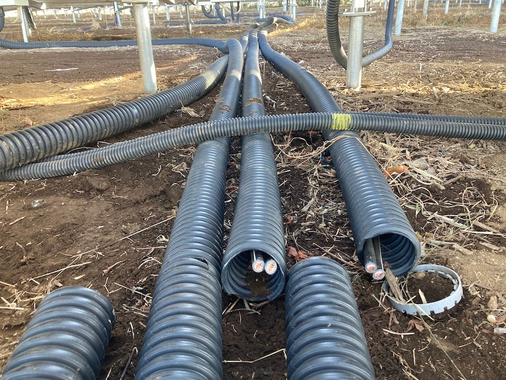 （参考）盗難被害に遭った銅線