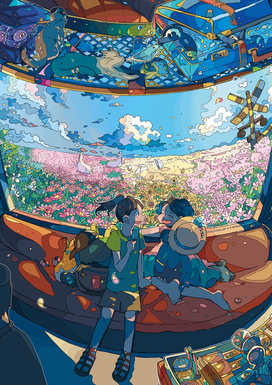 しらない場所、中間地点/©︎narano