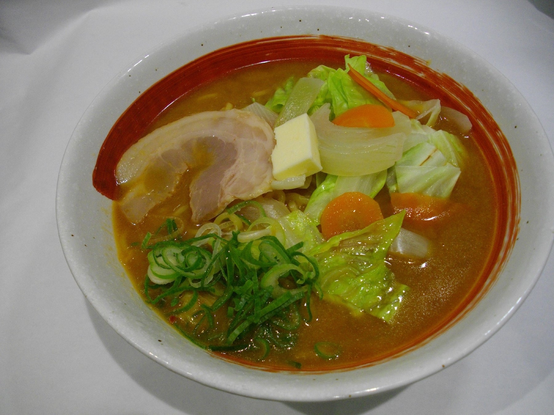 伊勢道 嬉野PA(上り) 赤味噌野菜ラーメン 750円