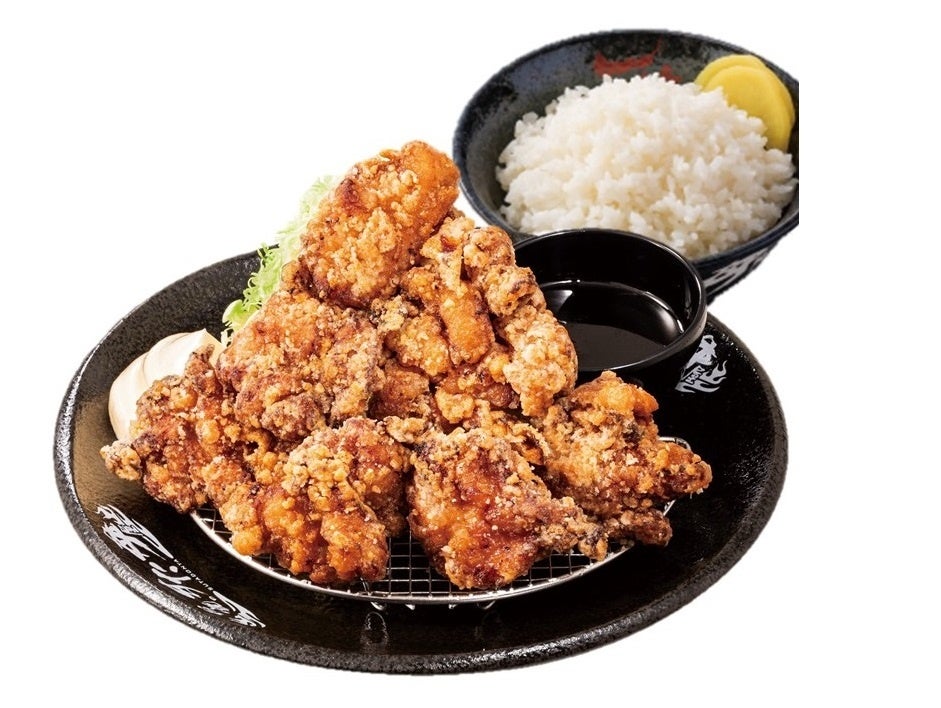 鬼盛りすたみな唐揚げ定食 968円
