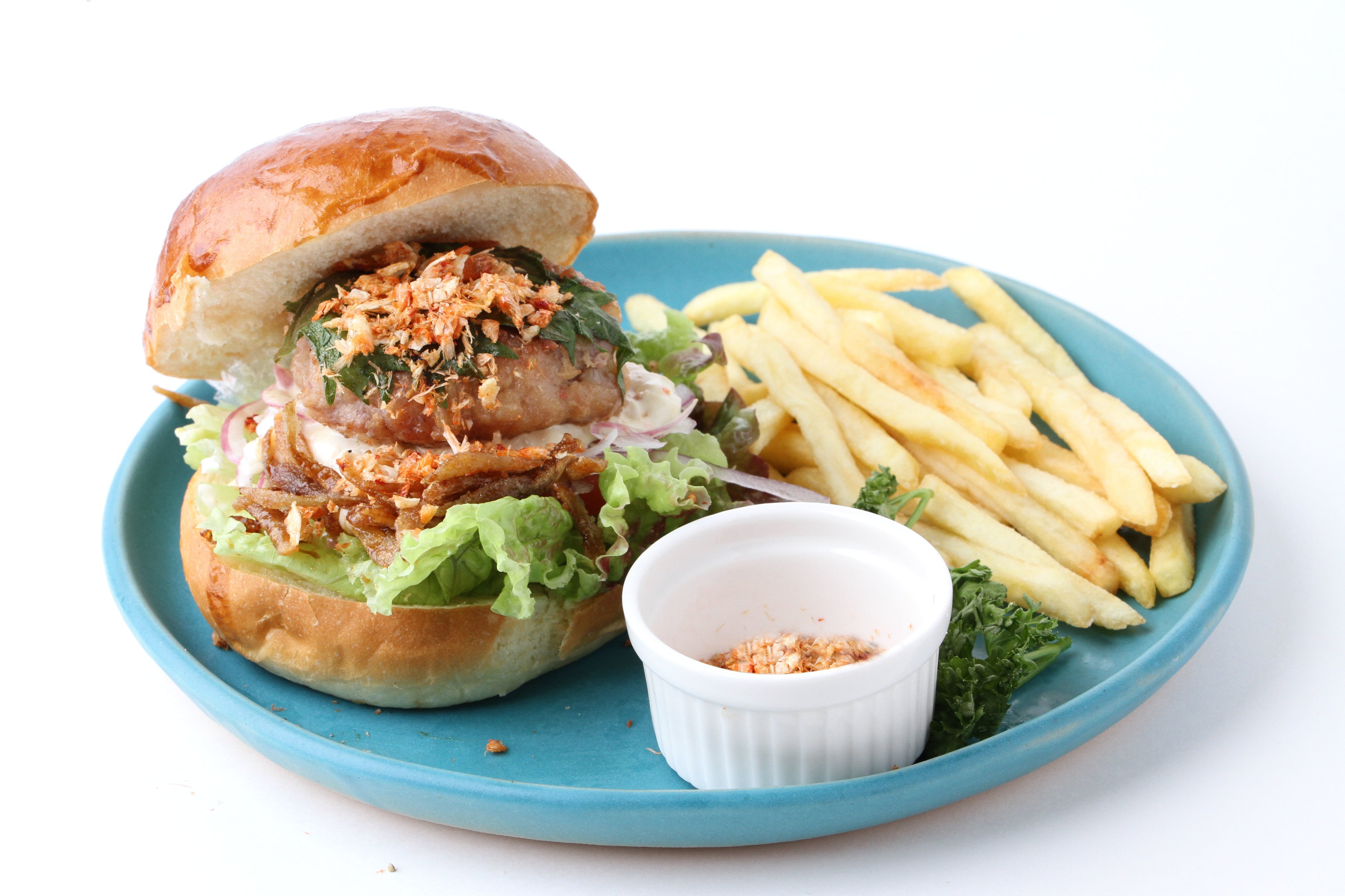 桜海老香るWぷり海老バーガー 1,280円