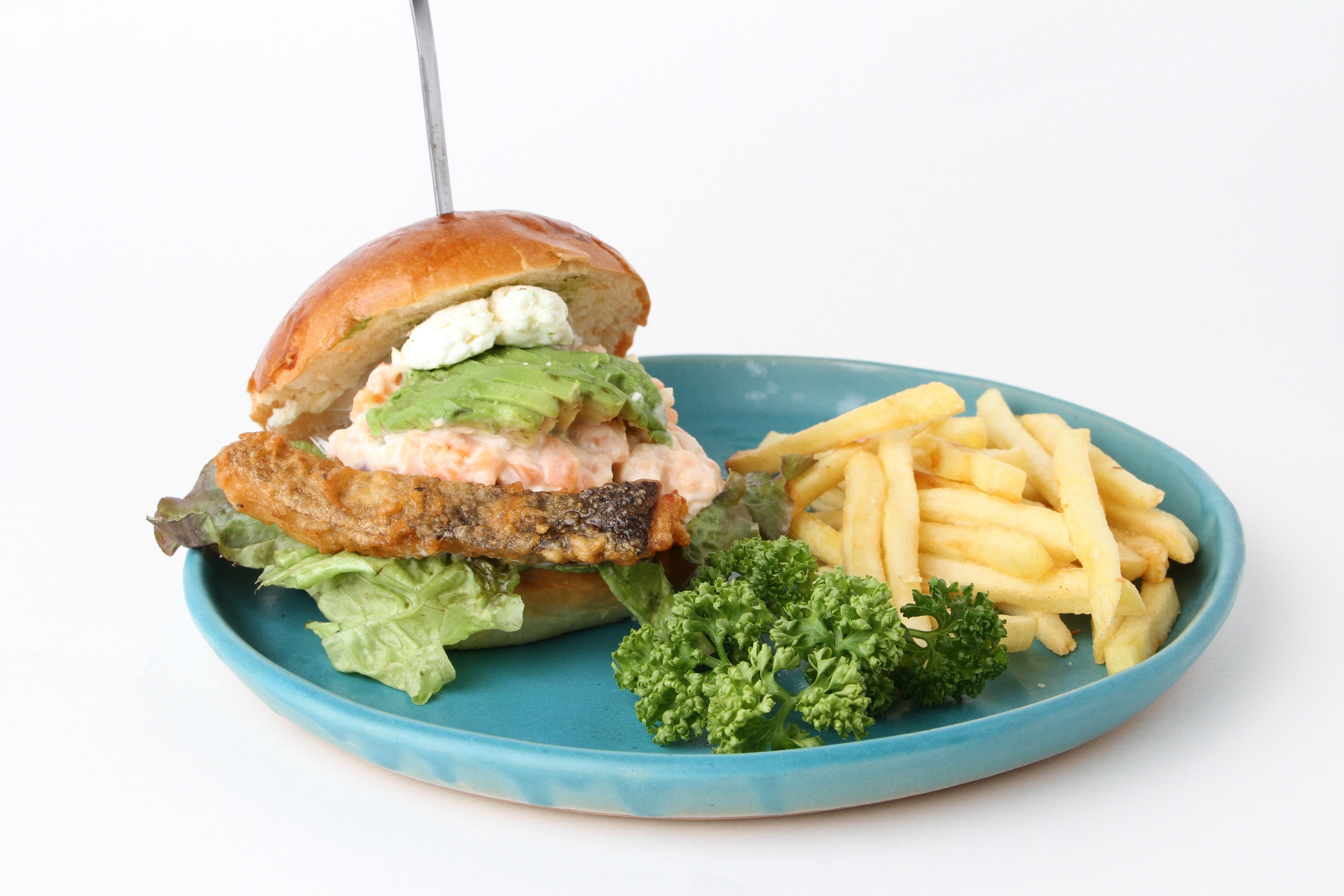 Wサーモンアボカドバーガー　1,280円