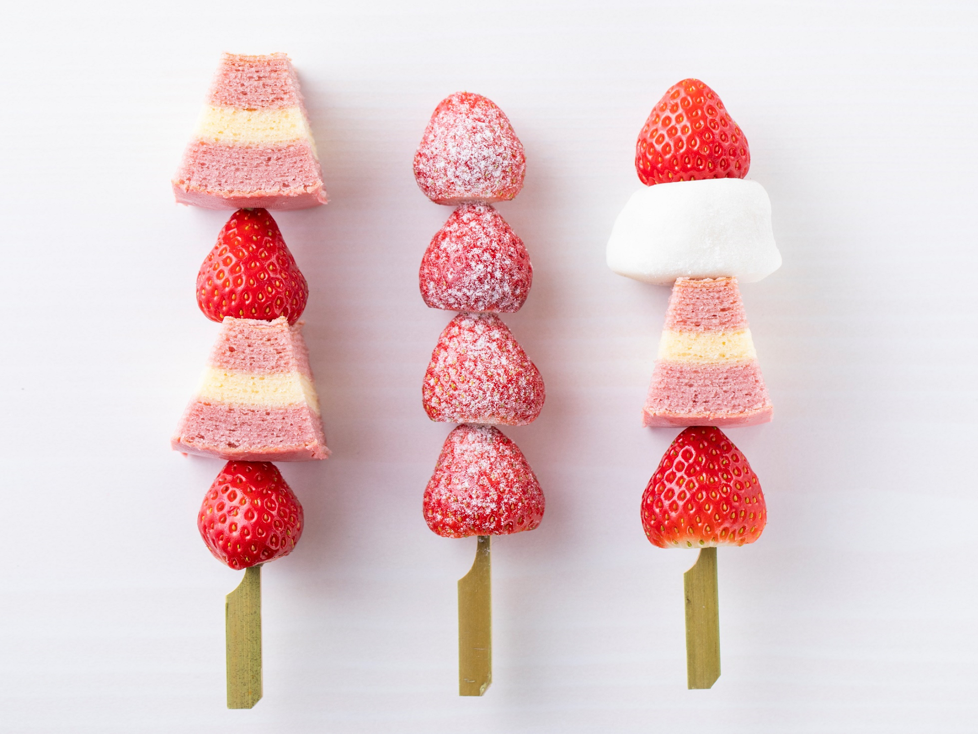 いちごバウム串／いちご串／いちご大福串