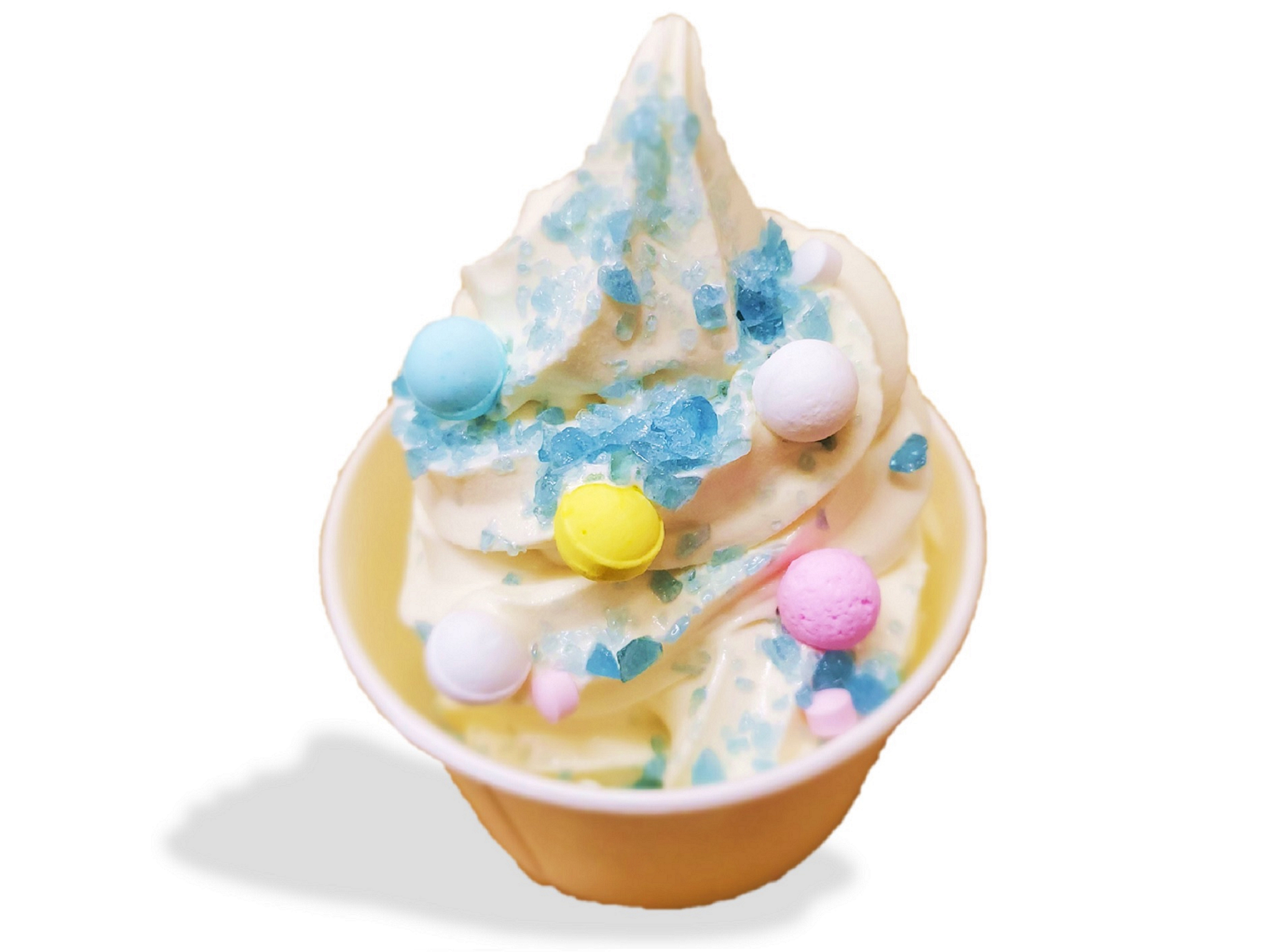 神田PA（上り） ポッピンラムネソフトクリーム 500円
