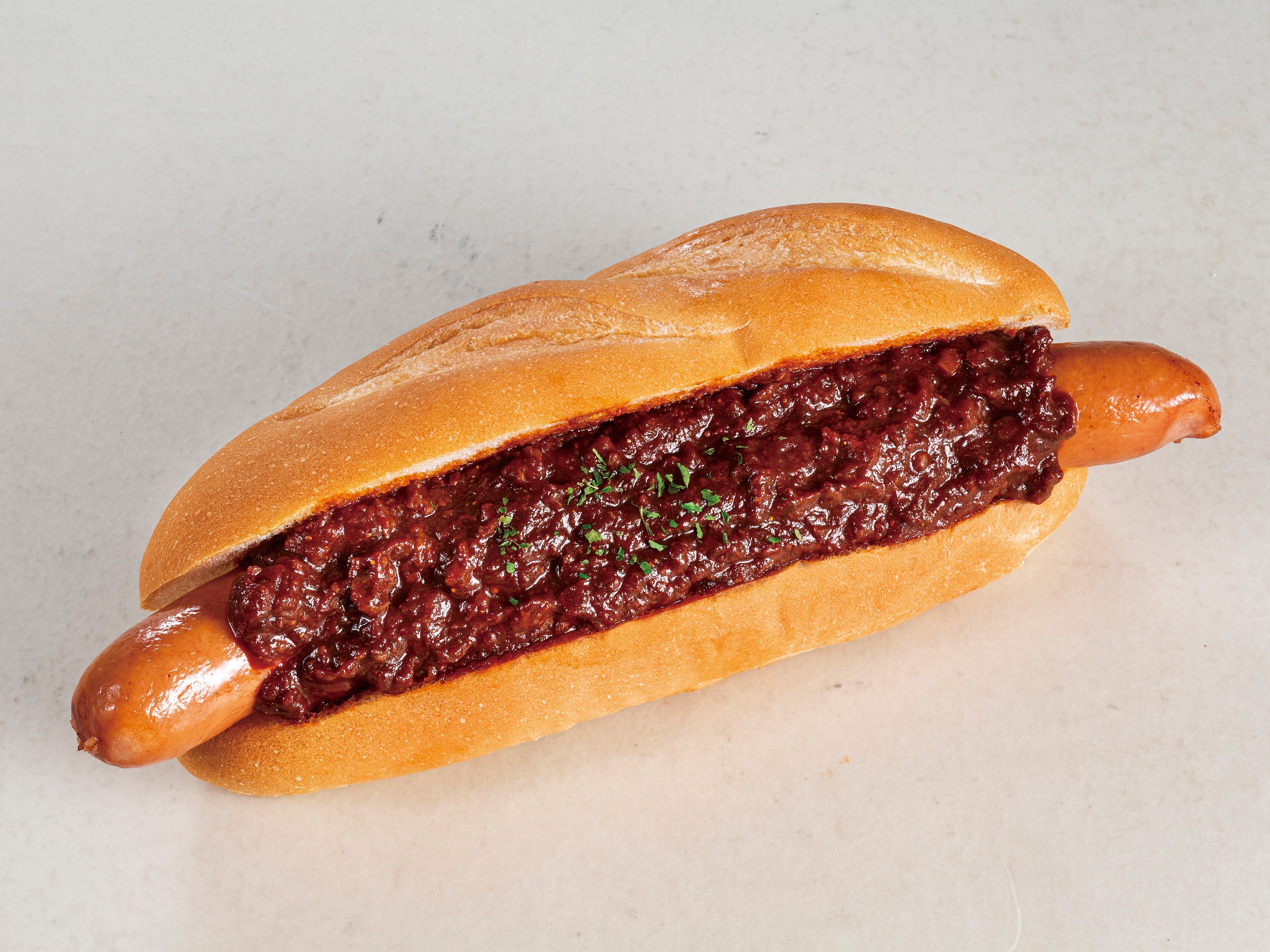 ビックジャーマン赤味噌ボロネーゼドック500円