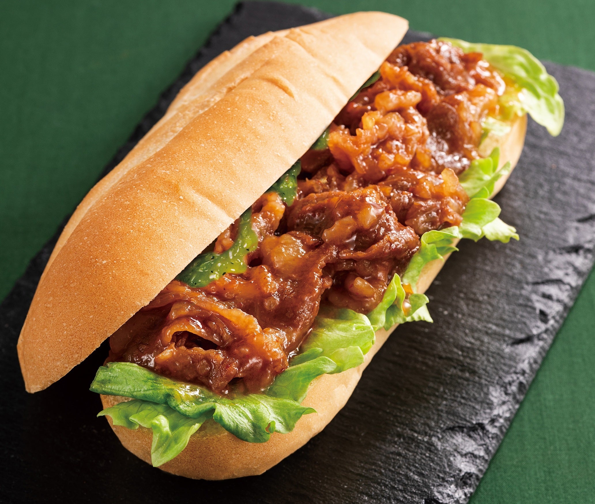 静岡県産茎わさび香る しずおか和牛サンド 1,300円