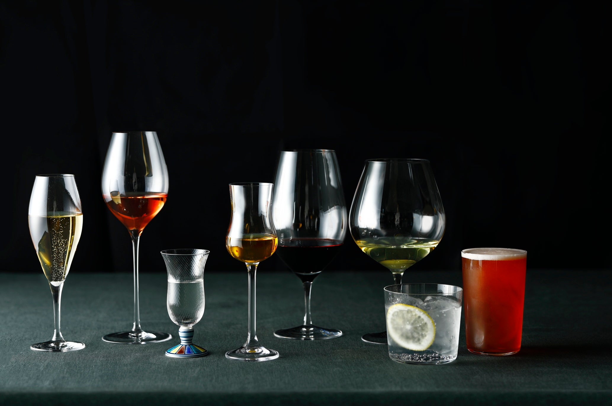 バラエティ豊かなドリンク