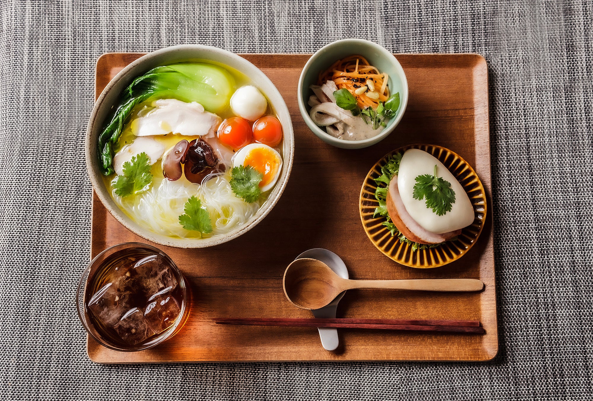 季節の白湯春雨セット　¥1,600