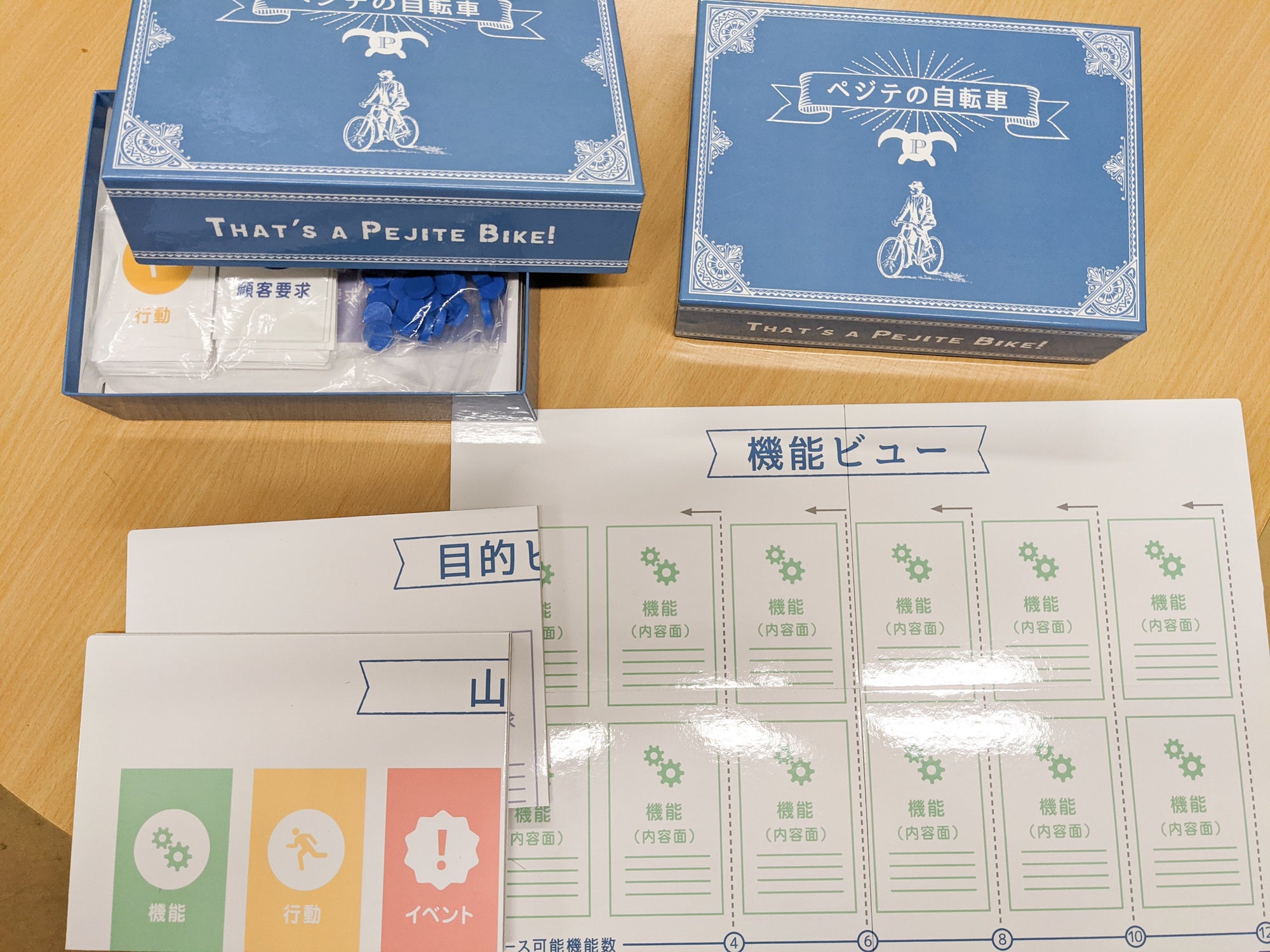 ボードゲーム教材「ペジテの自転車」