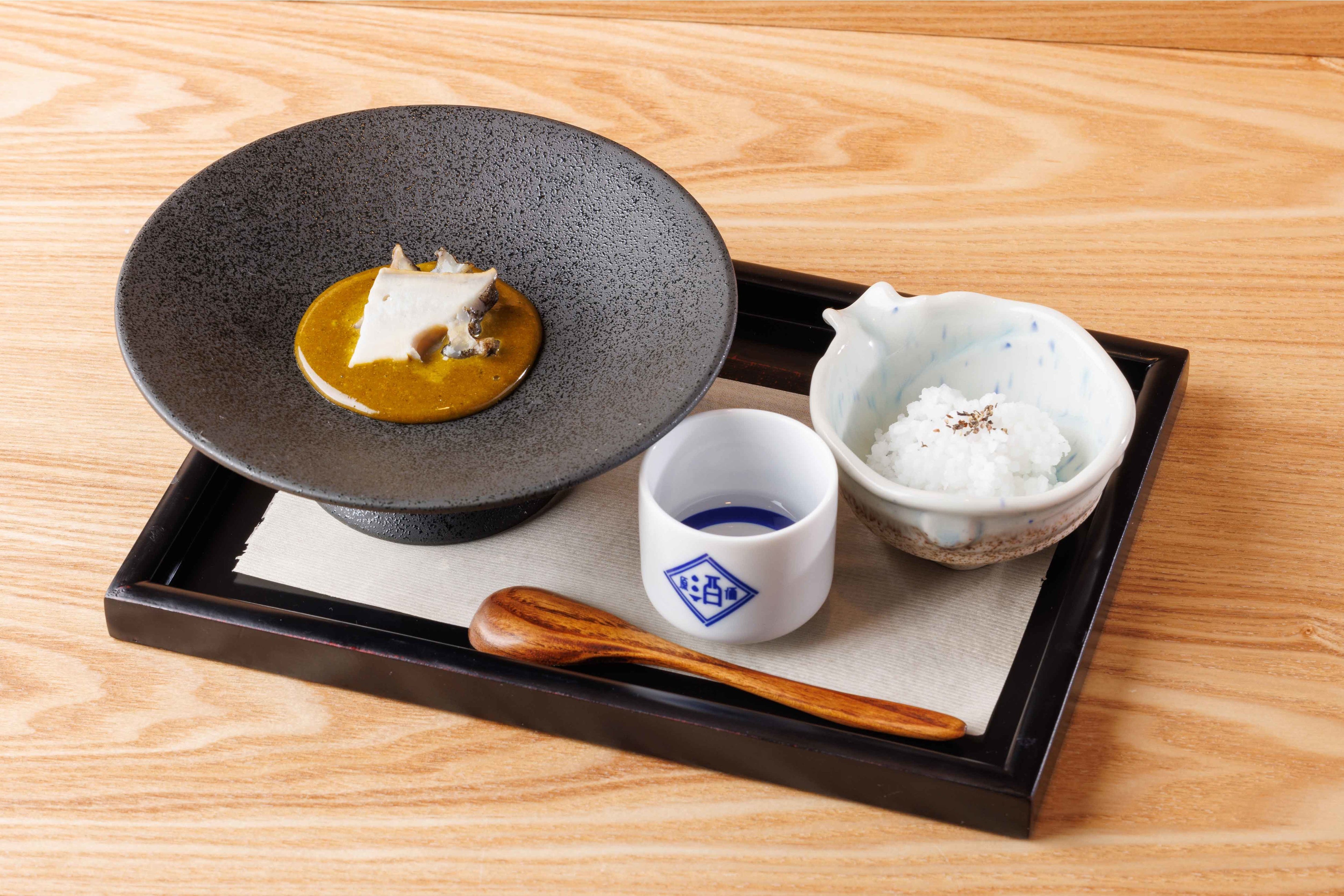 蒸し鮑のトリプリング