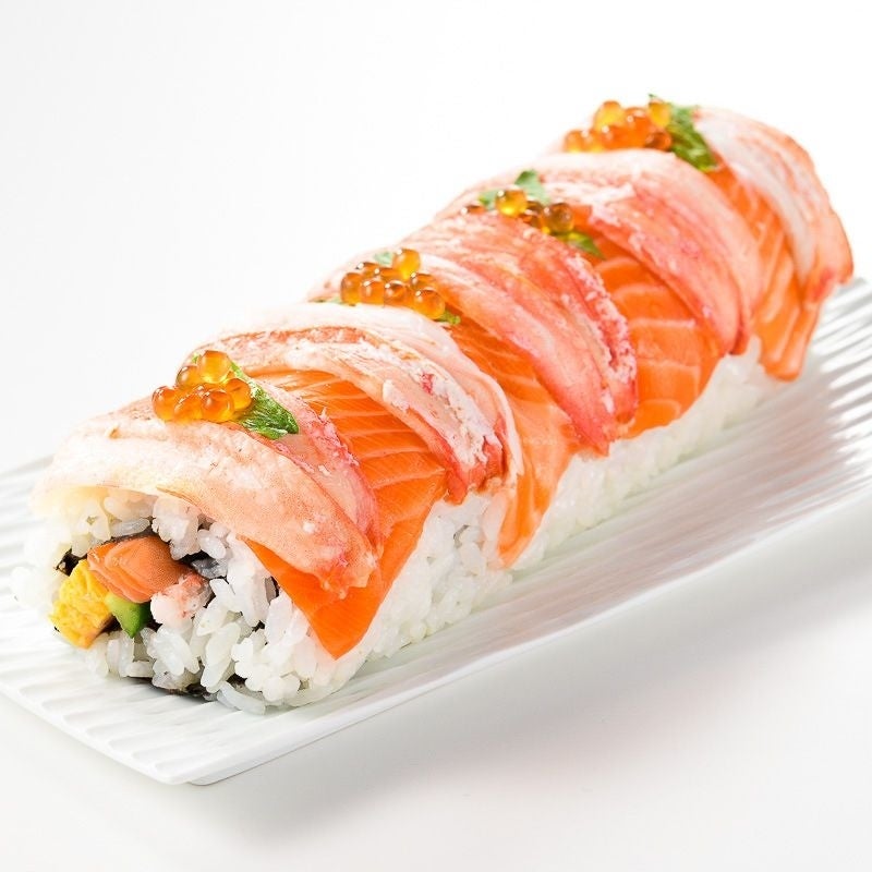 豪華かにサーモンロール