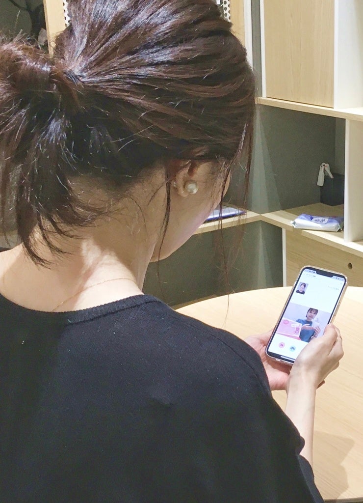 ビデオ電話接客のイメージ