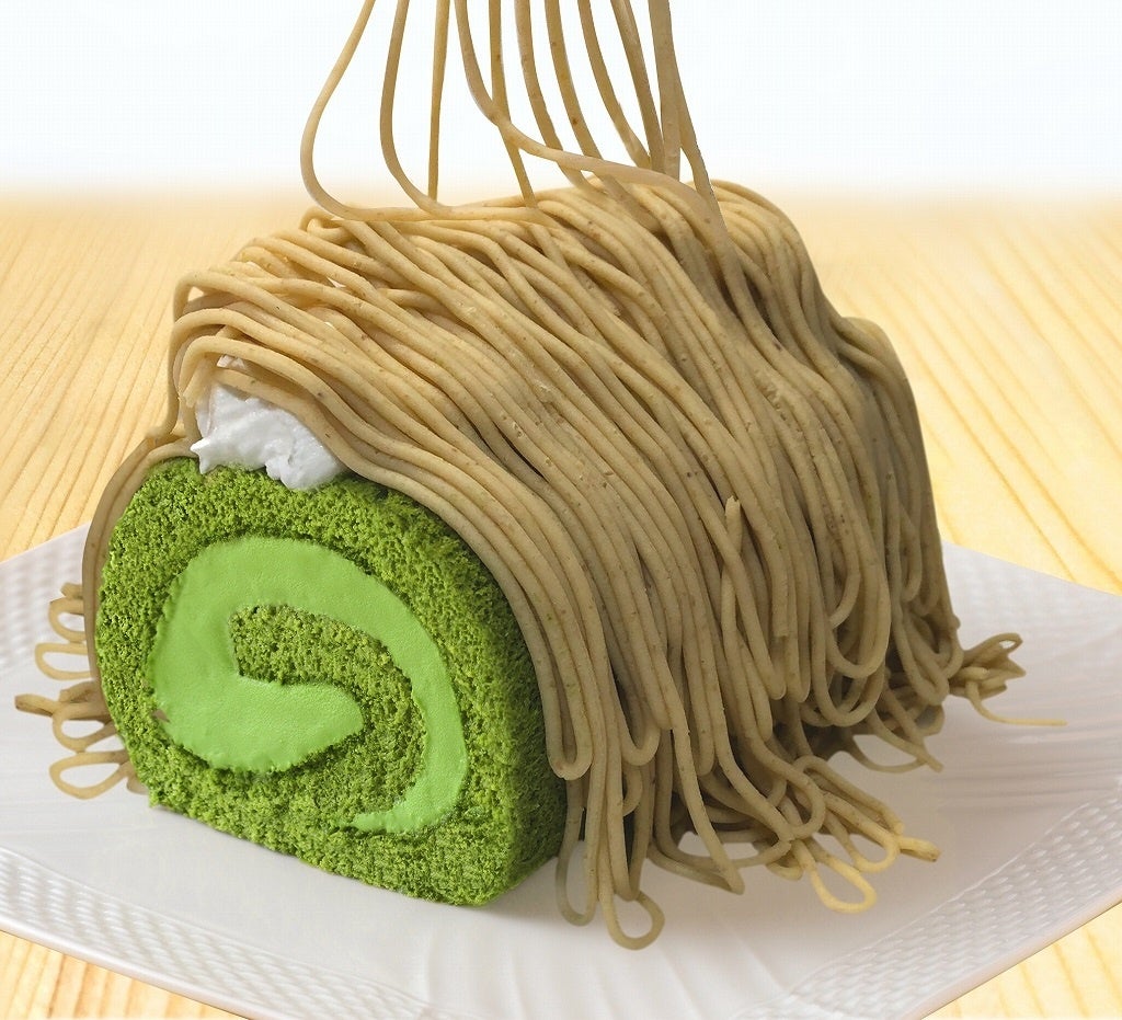 ●京都府／京都・東山茶寮 「栗たっぷり宇治抹茶モンブランロールケーキ」 （1個）2,000円　　 