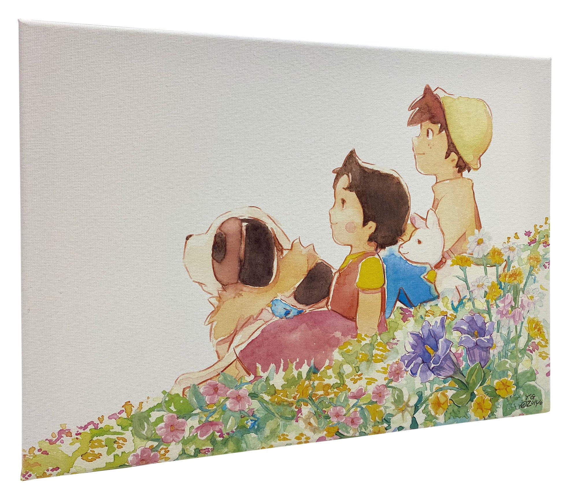 「花咲く丘」柄